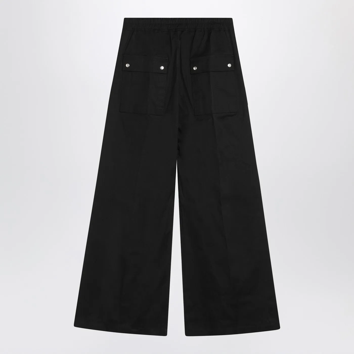 Black Wide Bela Cotton Trousers sold by Wanan Luxury product image thumbnail 2