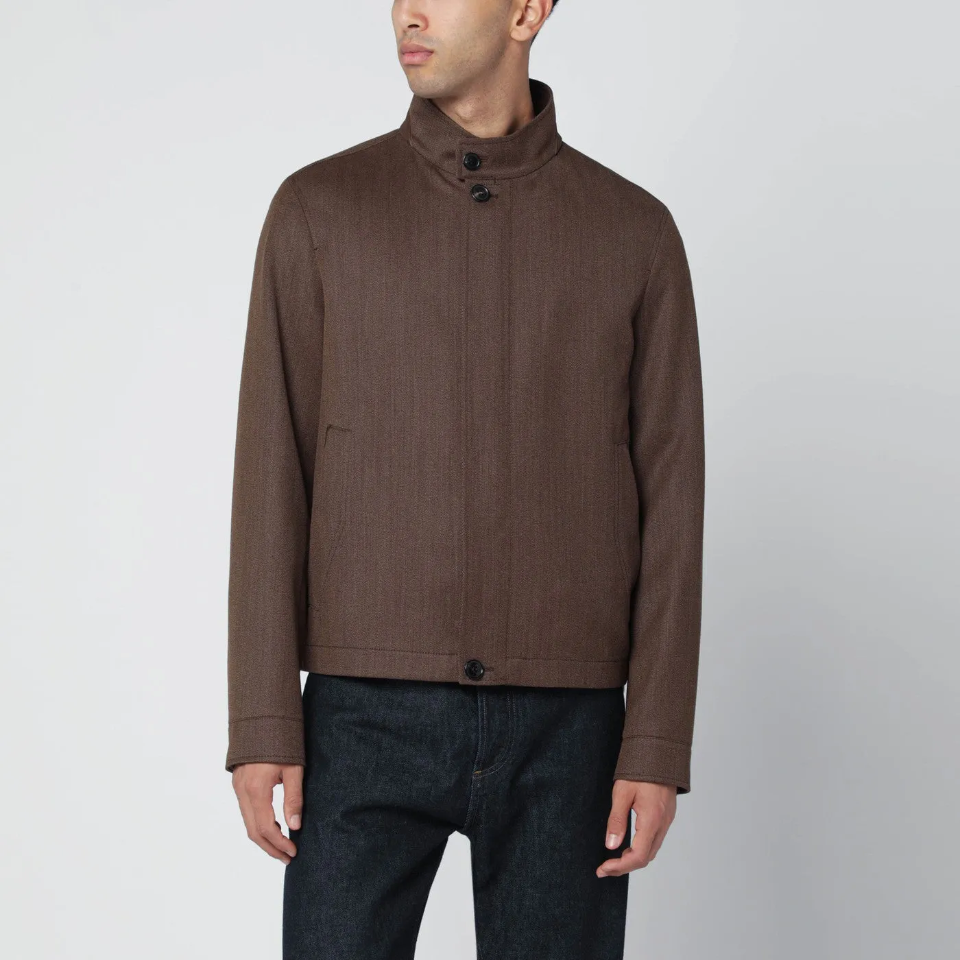 Brown Wool Jacket sold by Wanan Luxury
