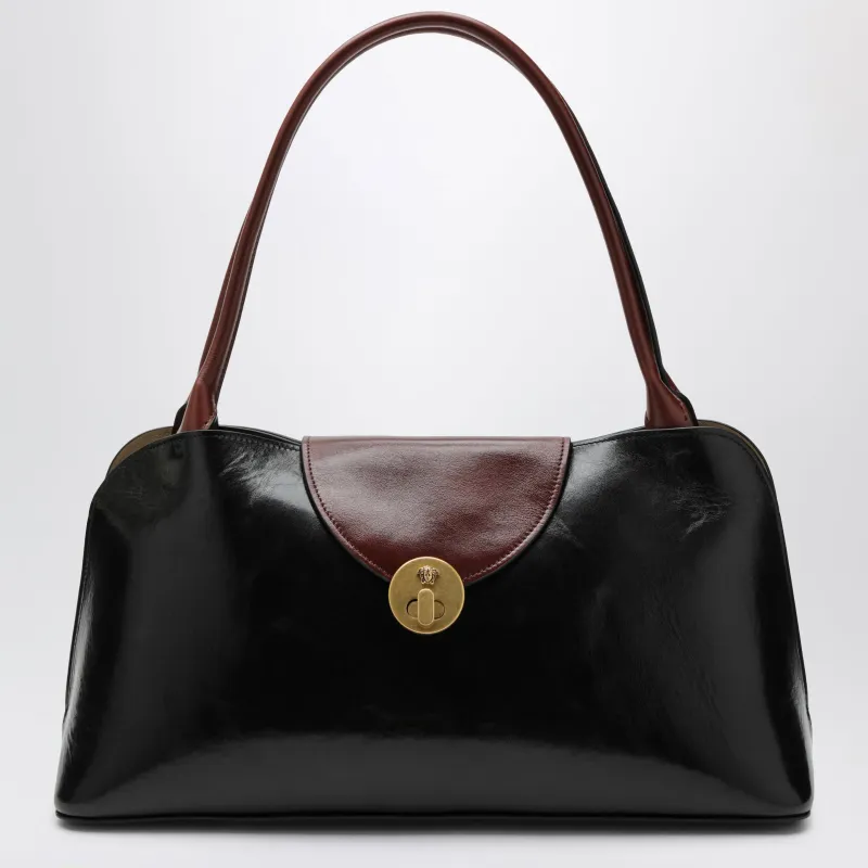 Vivian East/West Leather Bag made by Versace