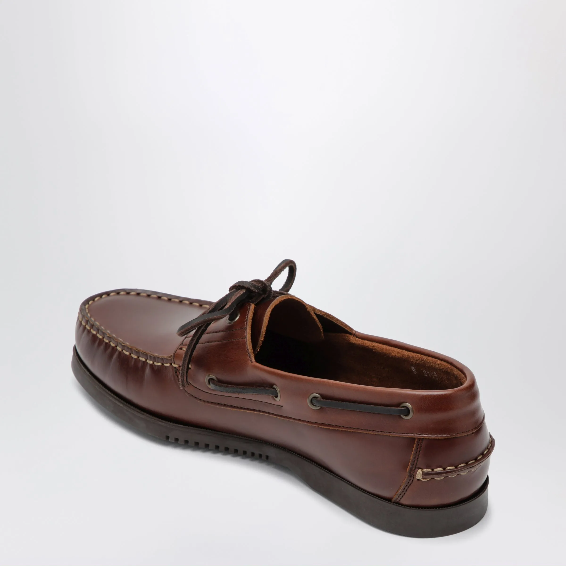 Brown Barth Loafers In Leather sold by Wanan Luxury product image thumbnail 2