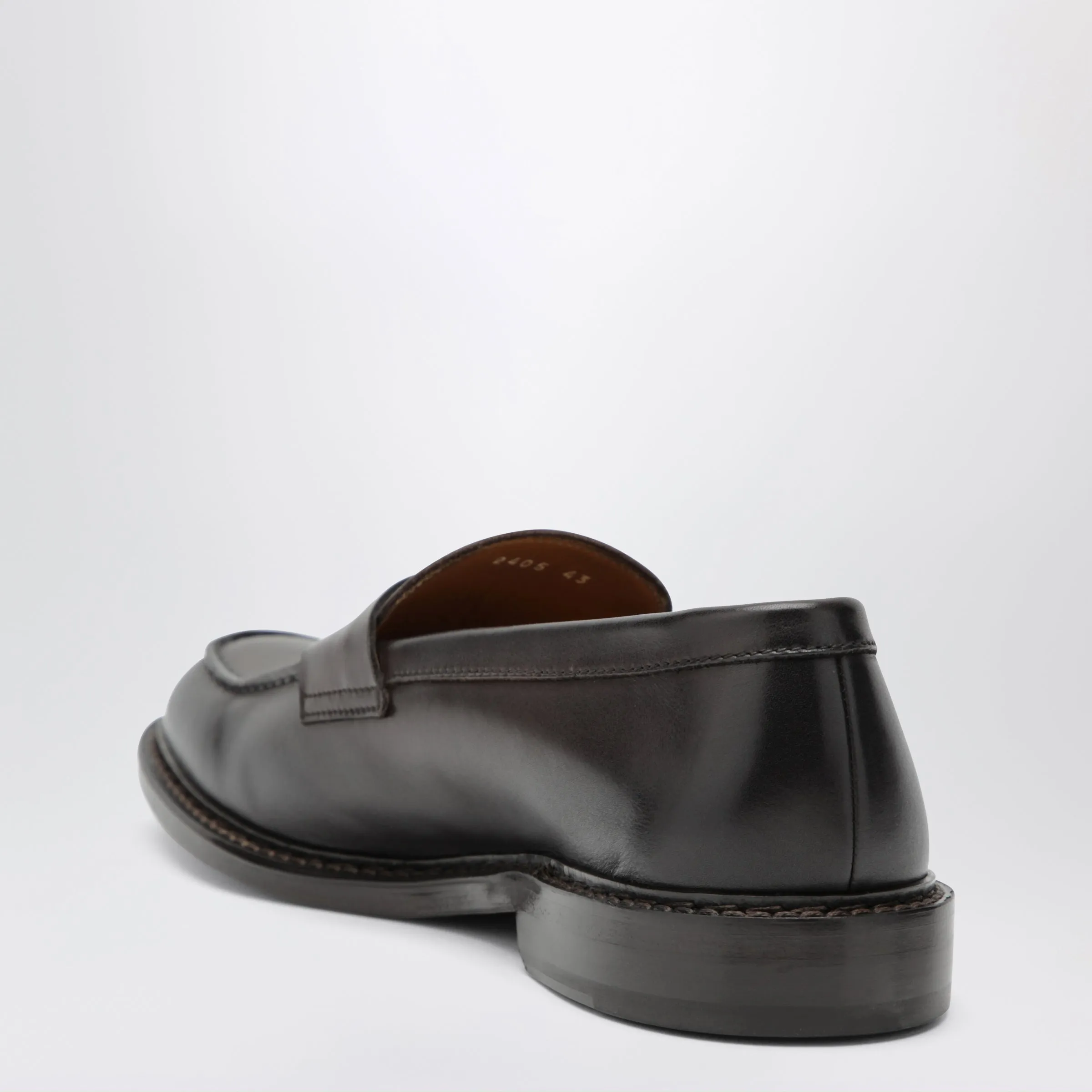 Brown Penny Loafers In Leather sold by Wanan Luxury product image thumbnail 2