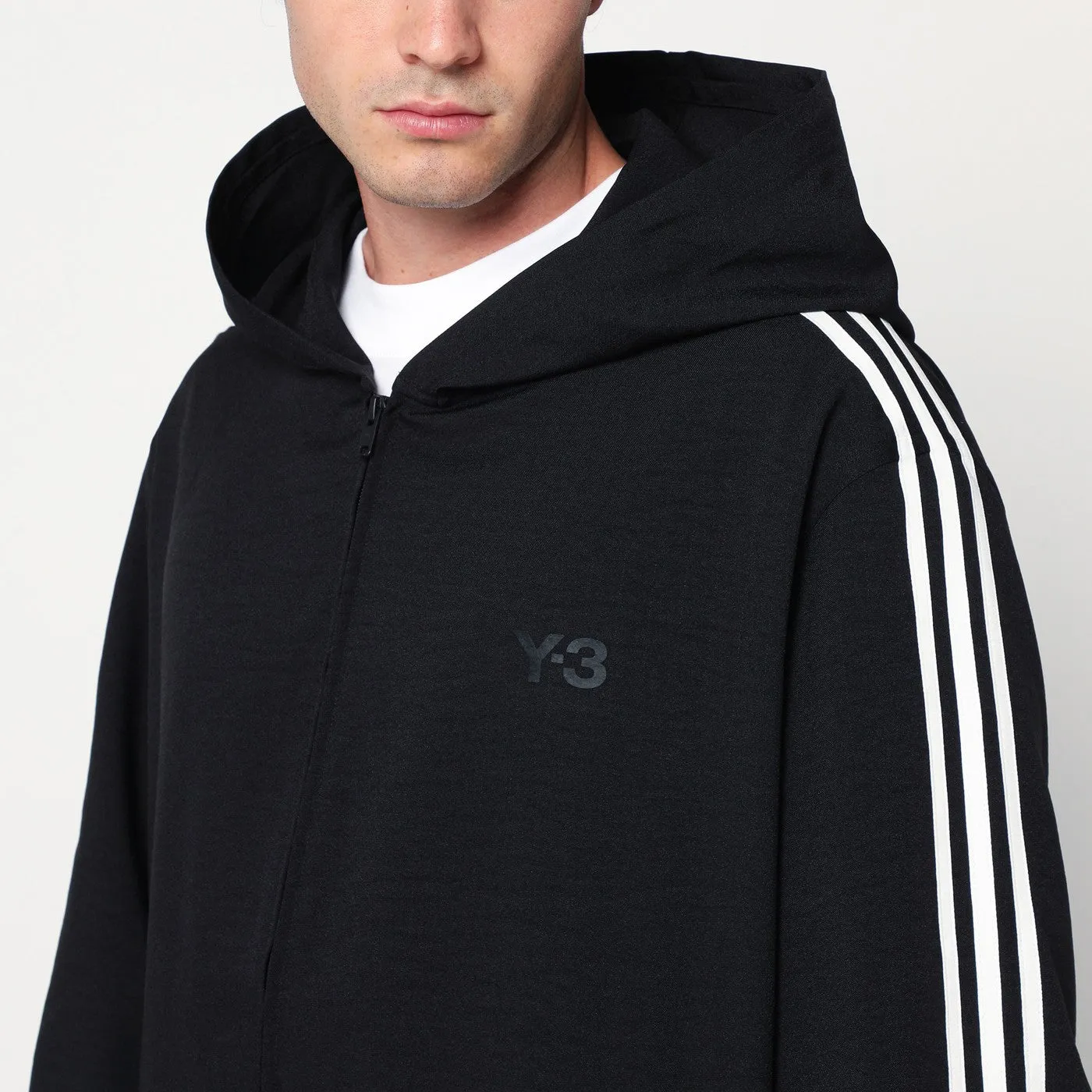 3-Stripes Black Zip/Cardigan sold by Wanan Luxury product image thumbnail 2