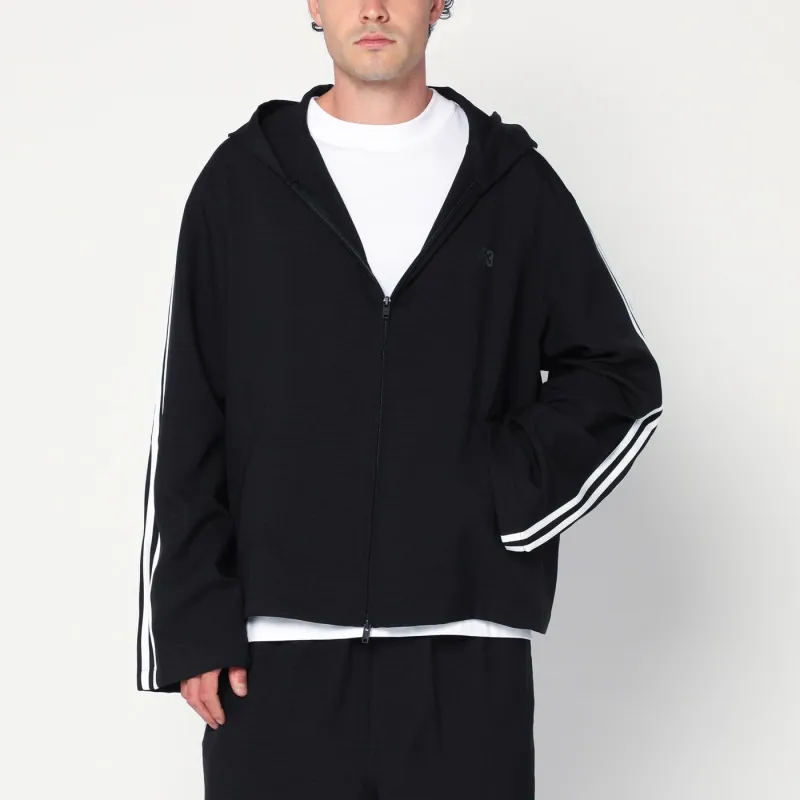3-Stripes Black Zip/Cardigan made by Y-3