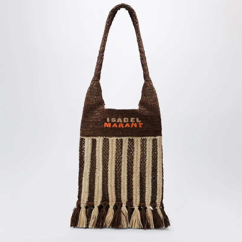 Striped Raffia Bag made by Isabel Marant