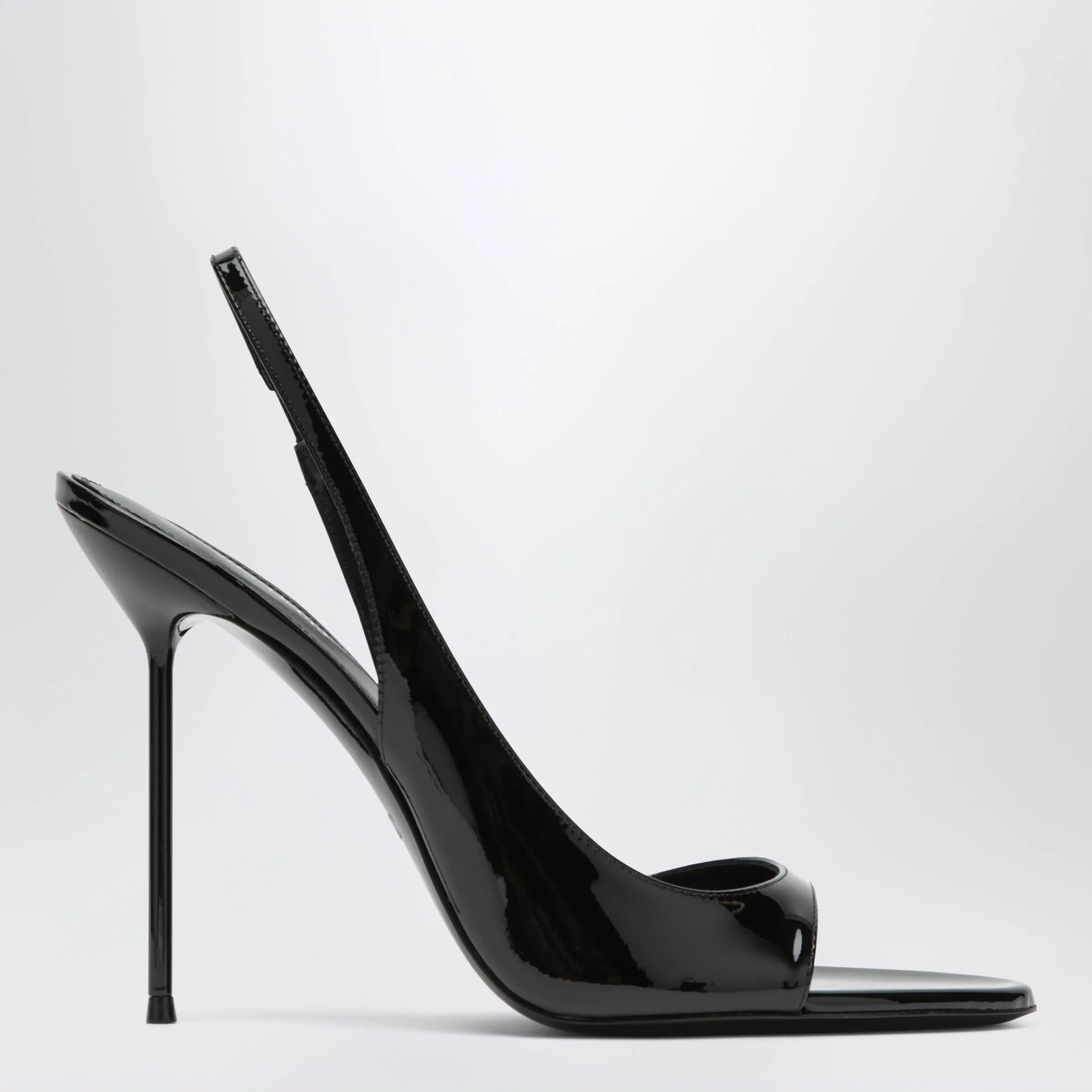 Black Patent Slingback Sandals sold by Wanan Luxury