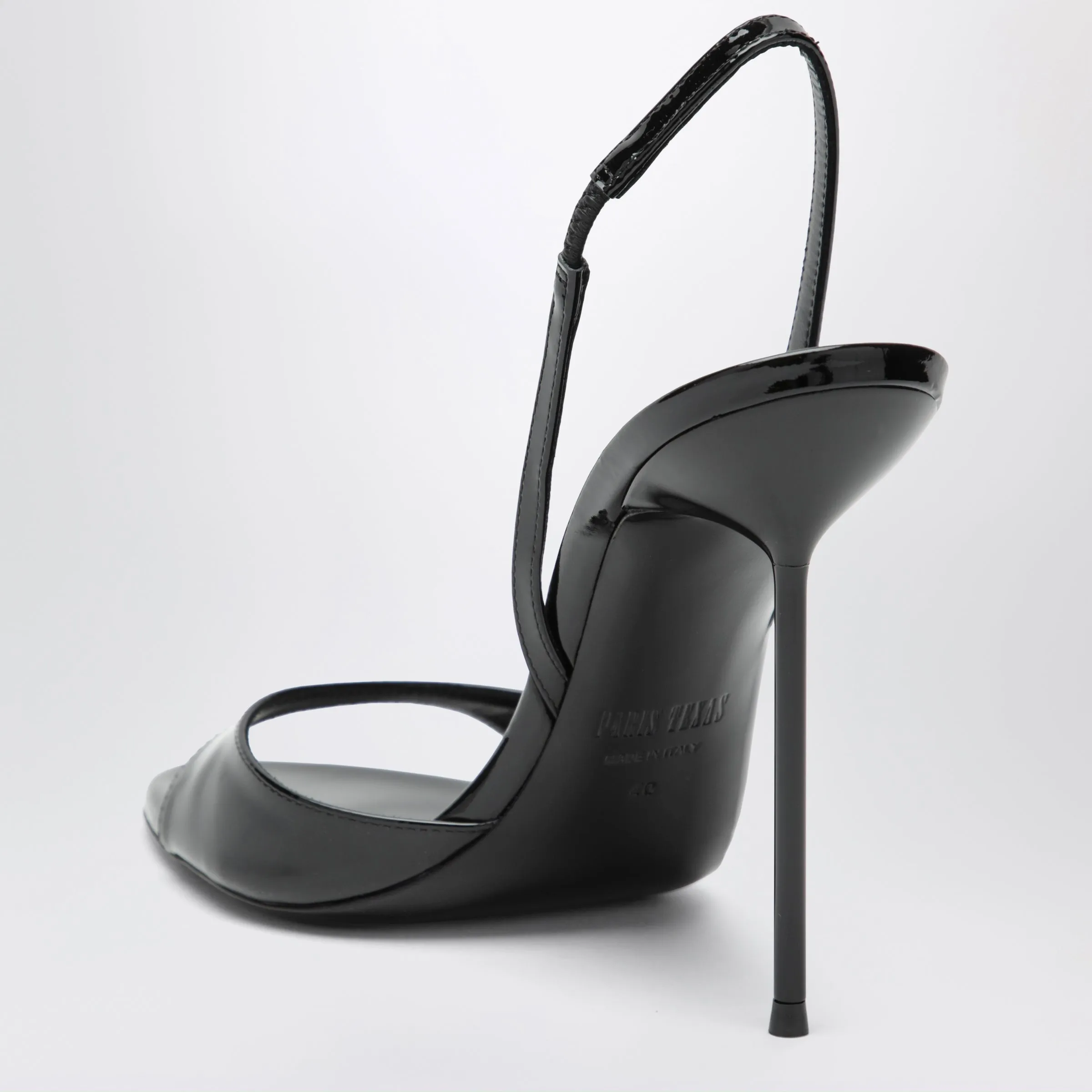 Black Patent Slingback Sandals sold by Wanan Luxury product image thumbnail 2