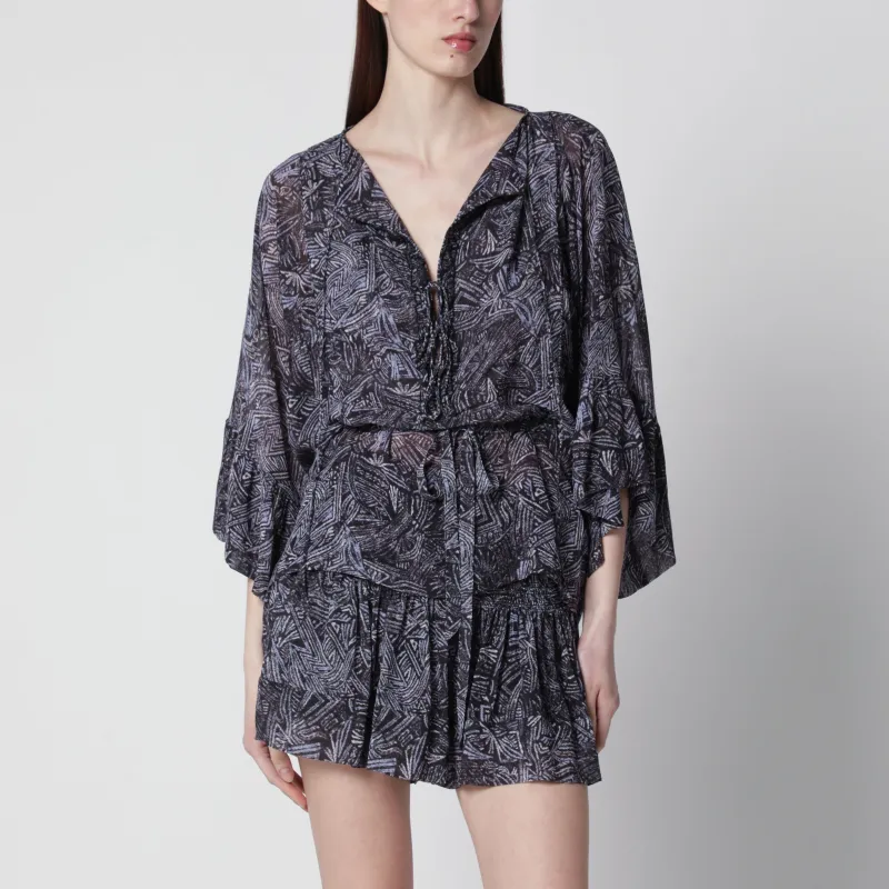 Faded Night Silk Blouse made by Isabel Marant