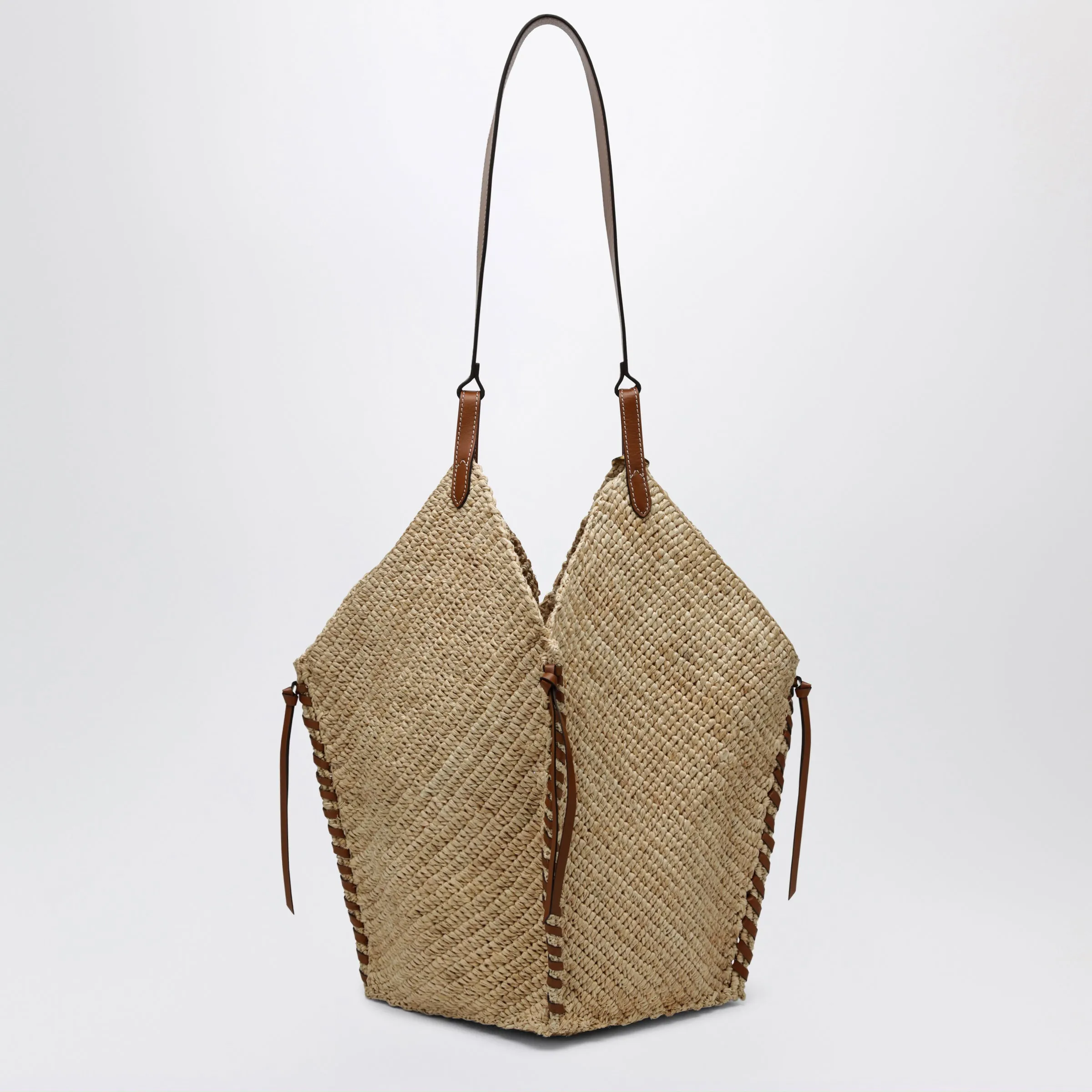 Tampa Shopping Bag In Raffia sold by Wanan Luxury product image thumbnail 2