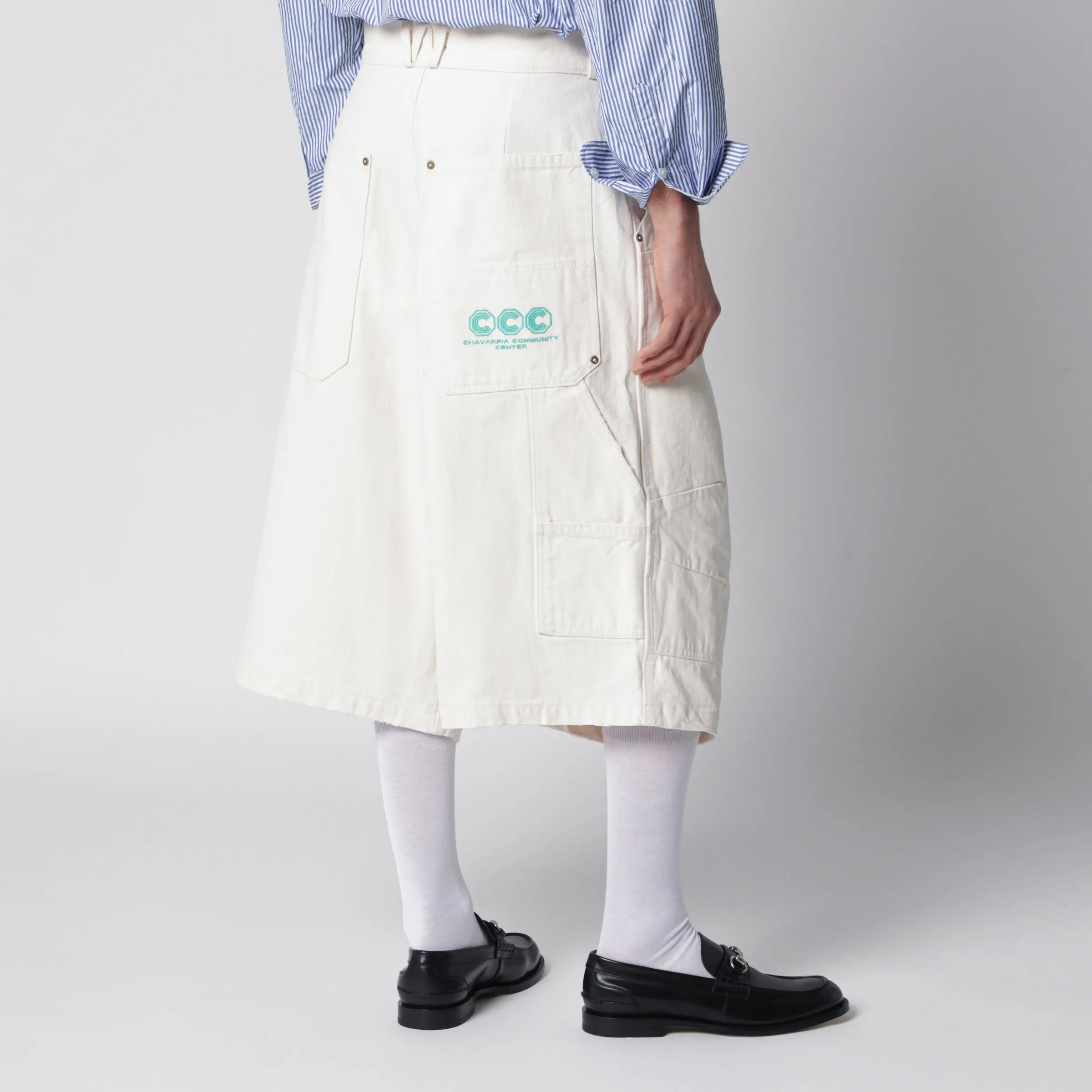 Stockton Double Knee Shorts sold by Wanan Luxury product image thumbnail 2