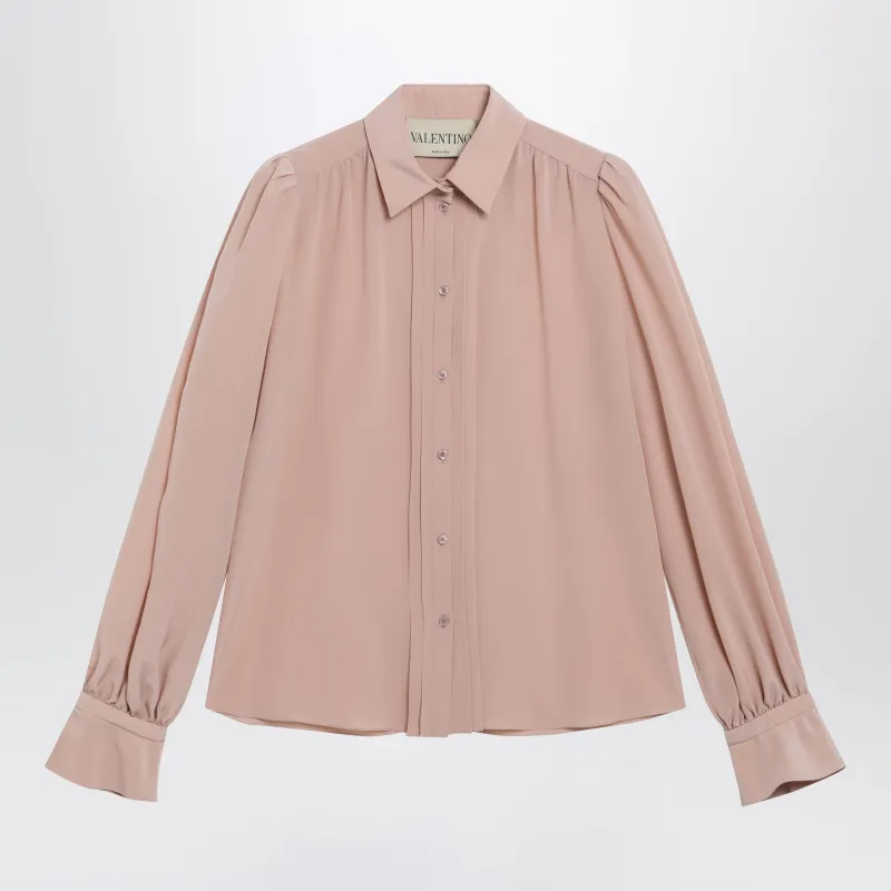 Pink Silk Shirt made by Valentino Garavani