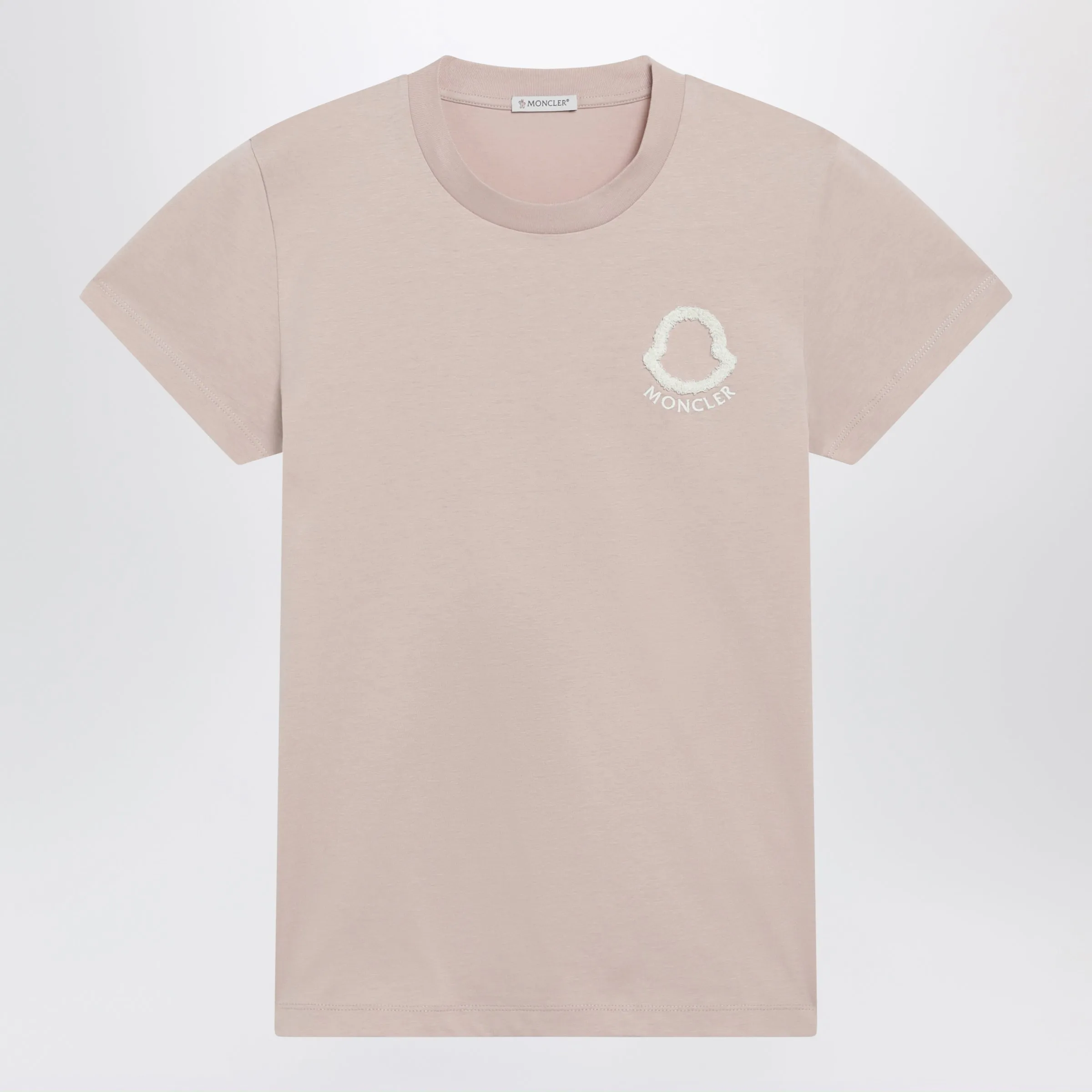 Pink T-Shirt With Logo Embroidery sold by Wanan Luxury