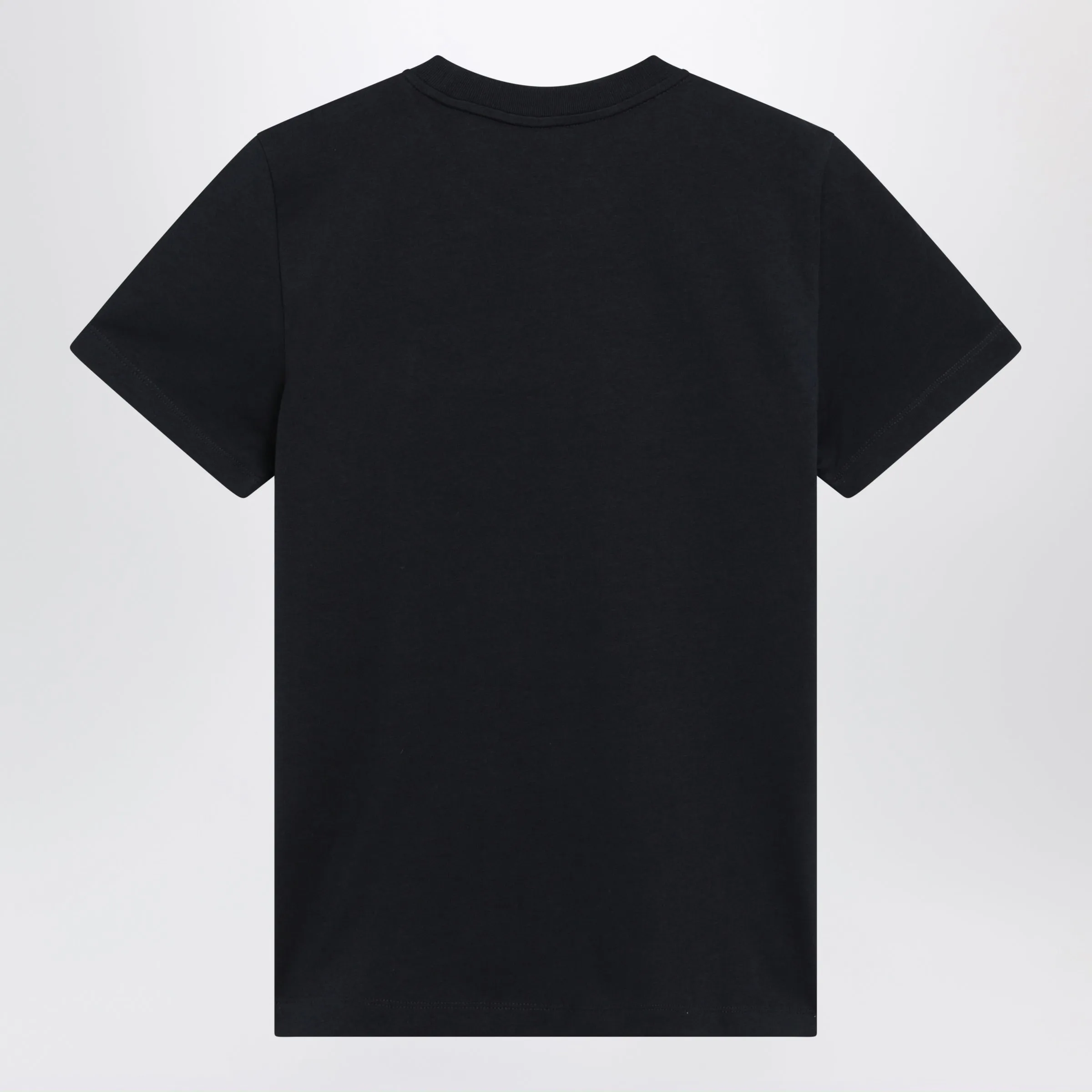 Navy Blue T-Shirt With Logo Embroidery sold by Wanan Luxury product image thumbnail 2