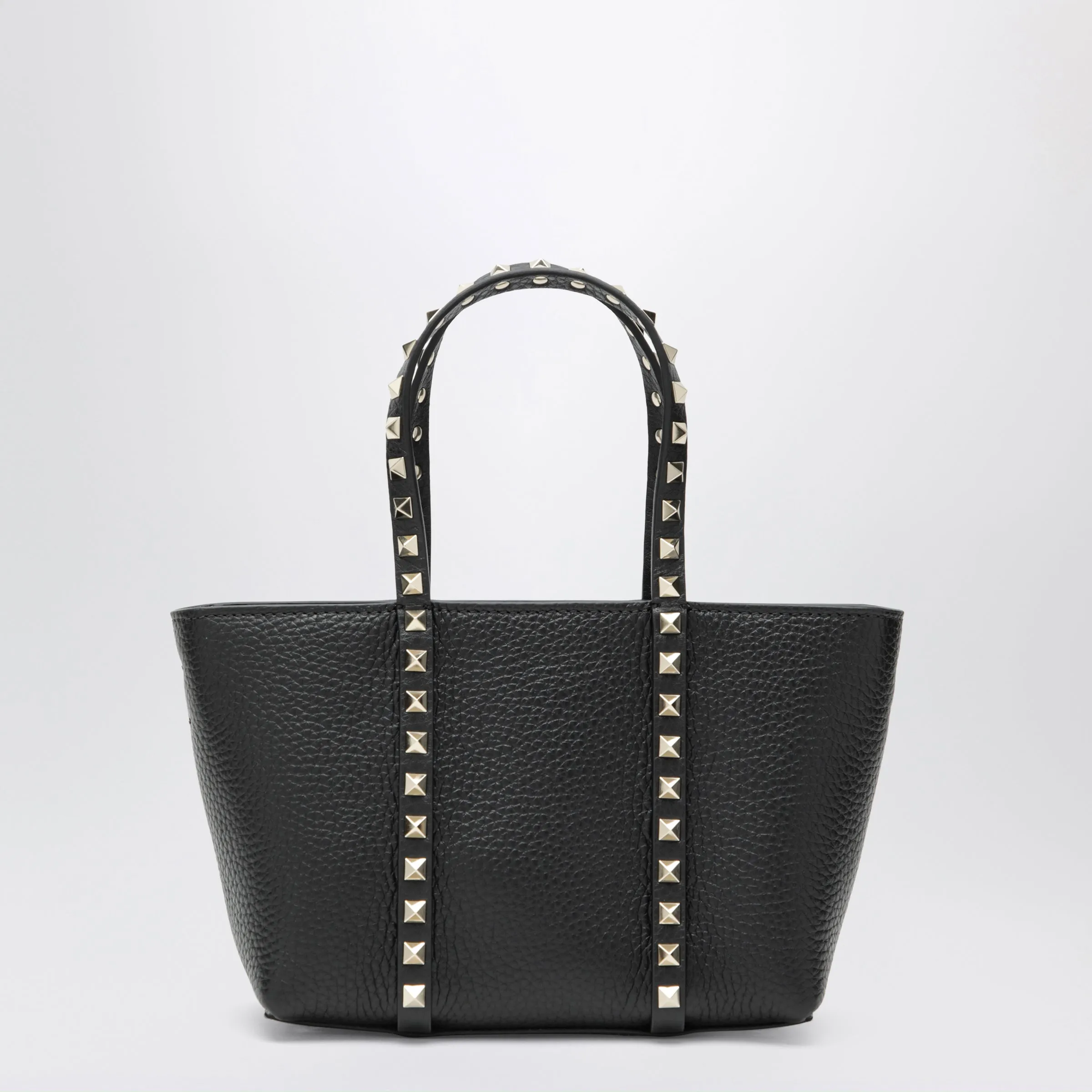 Black Rockstud Bag In Grained Calfskin sold by Wanan Luxury product image thumbnail 2