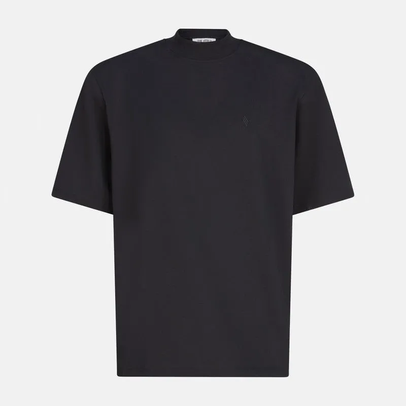 Black Cotton T-Shirt made by The Attico