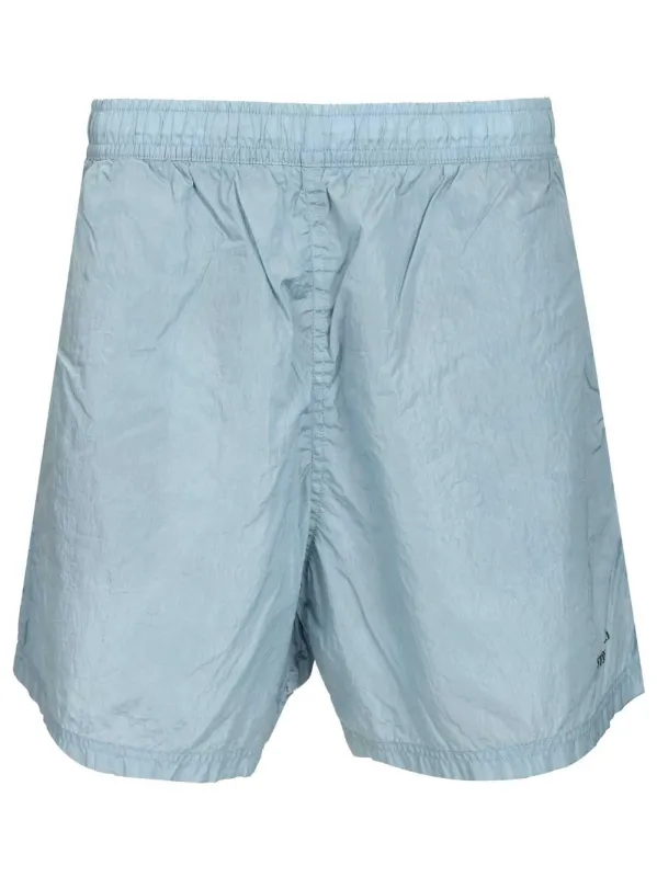 Nylon Metal Swim Shorts Trousers Blue made by Stone Island