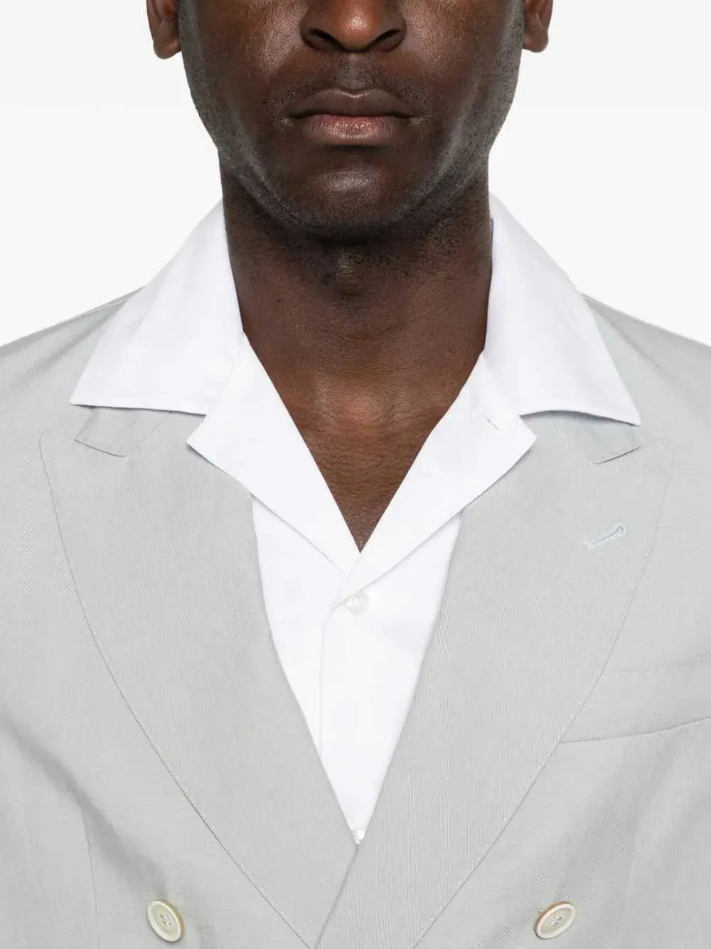 Double-Breasted Linen Suit sold by Wanan Luxury product image thumbnail 4