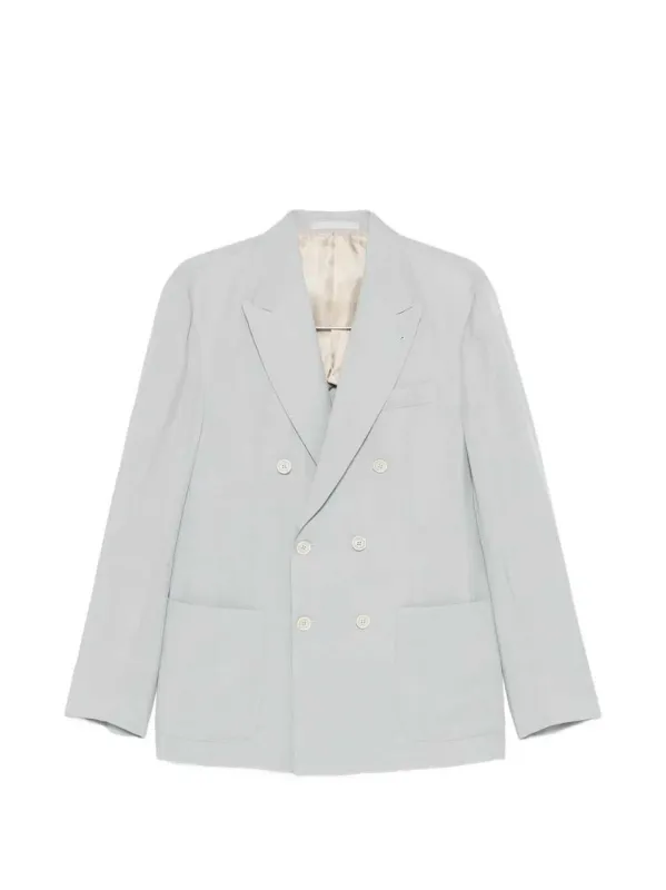 Double-Breasted Linen Suit made by Eleventy