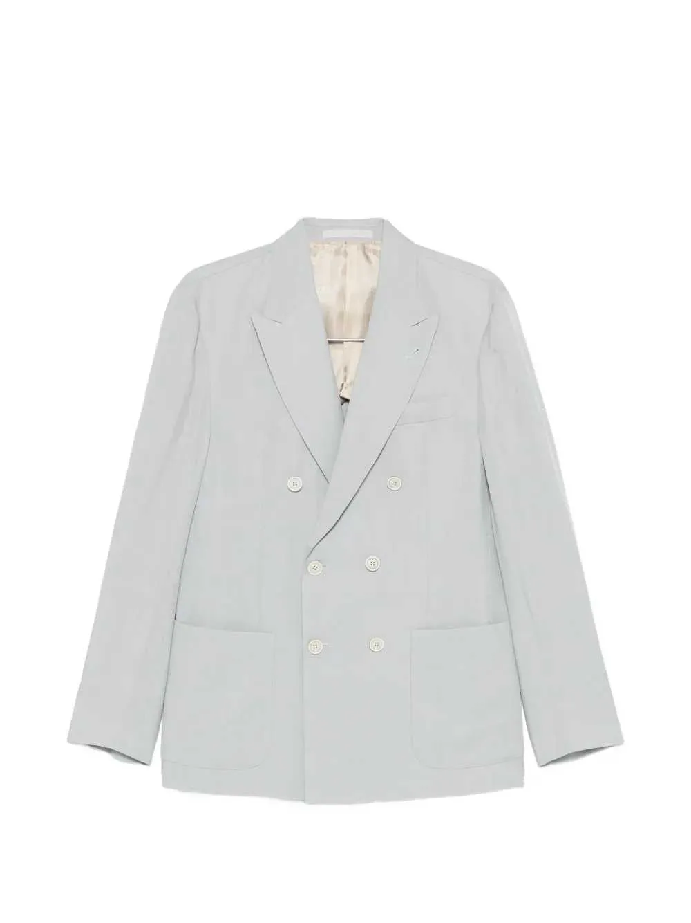 Double-Breasted Linen Suit sold by Wanan Luxury