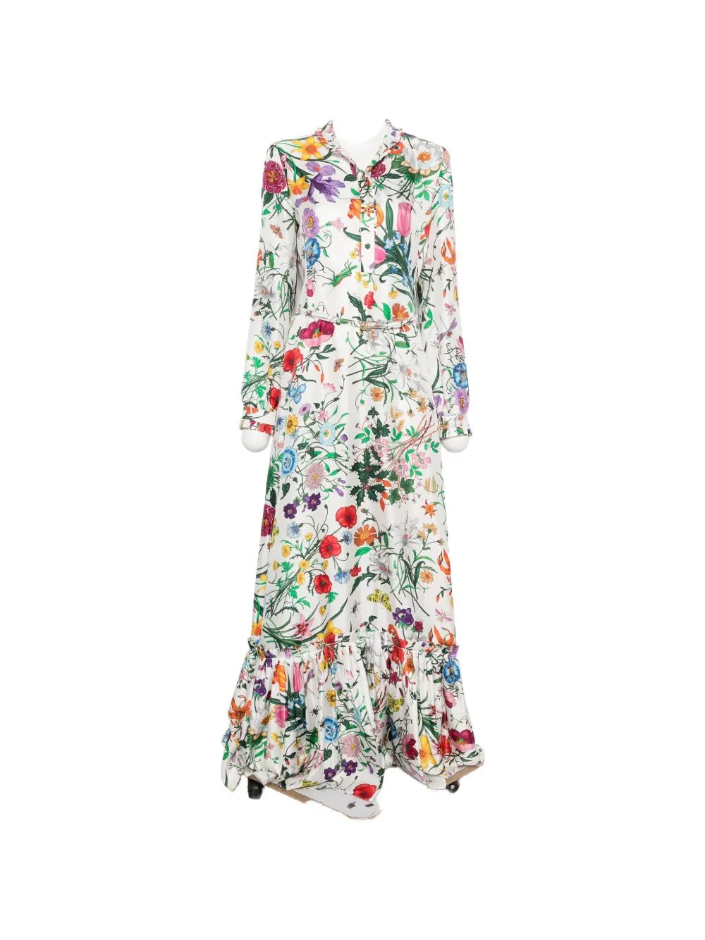 Printed Silk Dress sold by Wanan Luxury