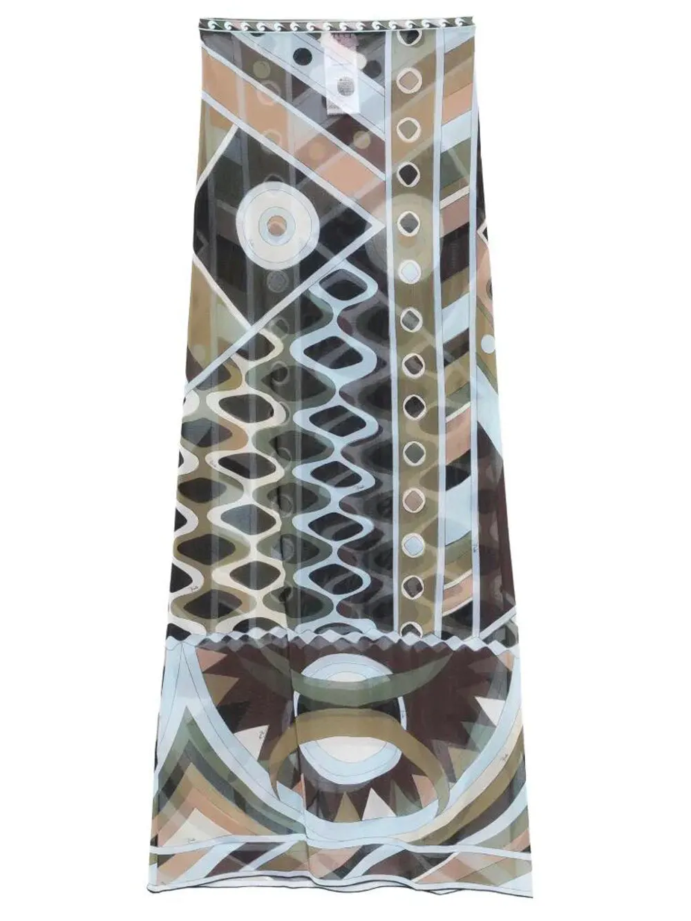 Long Tulle Skirt With Vivara Print sold by Wanan Luxury