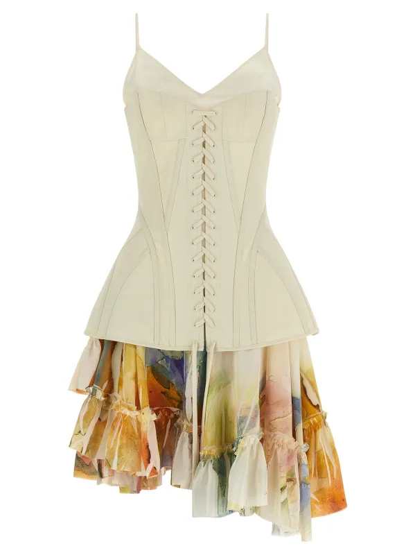 Corset Dress Dresses White made by Alexander McQueen