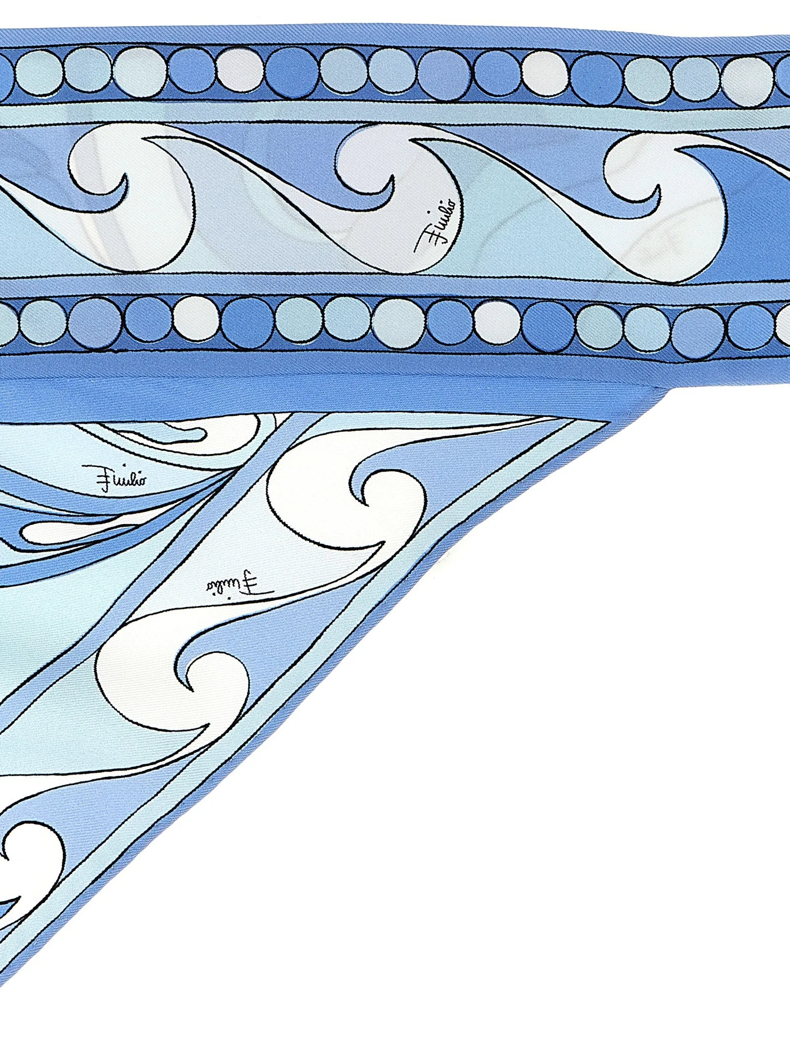 Bandeau Triangle Scarves And Foulards Light Blue sold by Wanan Luxury product image thumbnail 2