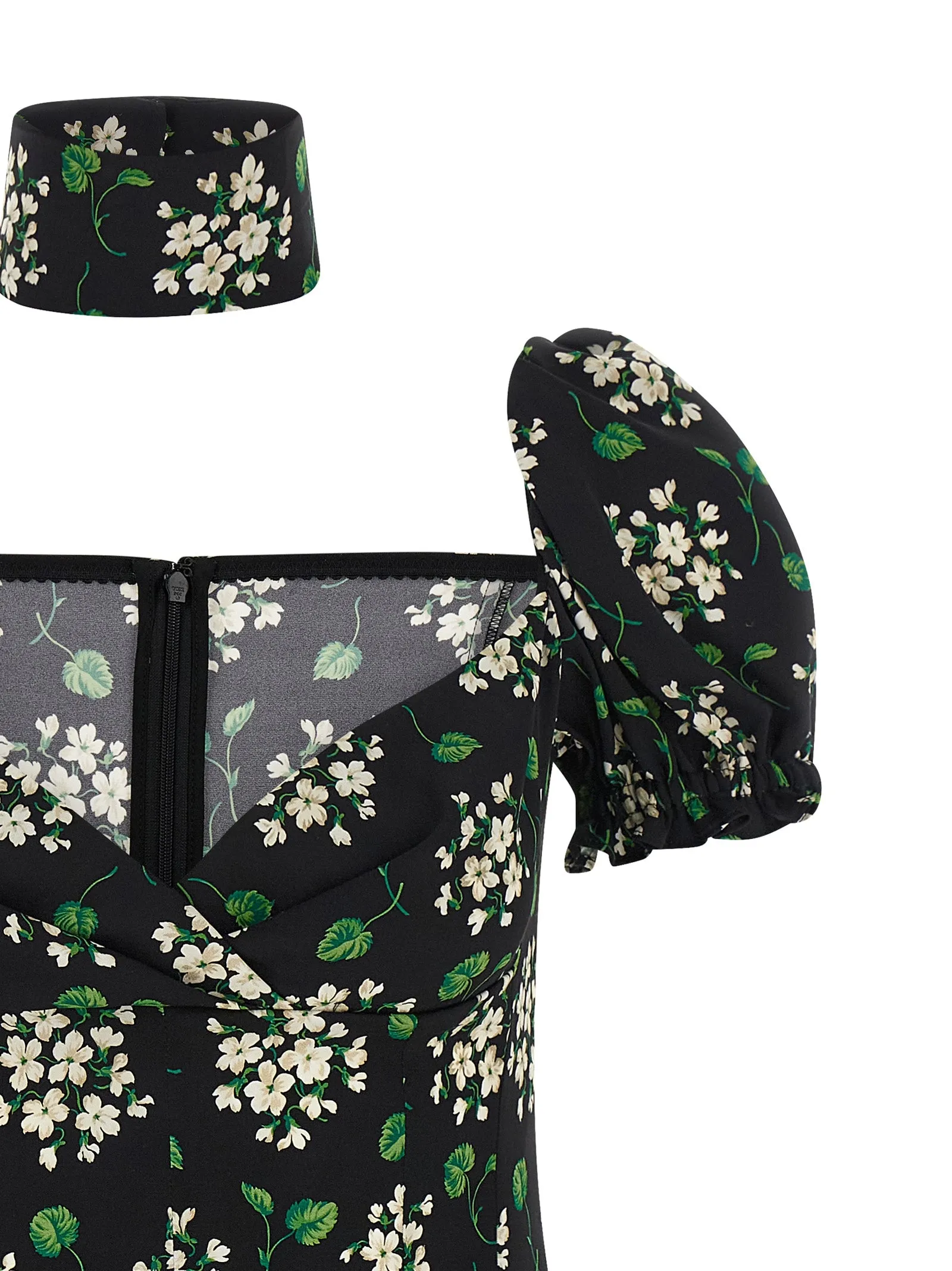 Flower Print Dress Dresses Black sold by Wanan Luxury product image thumbnail 3