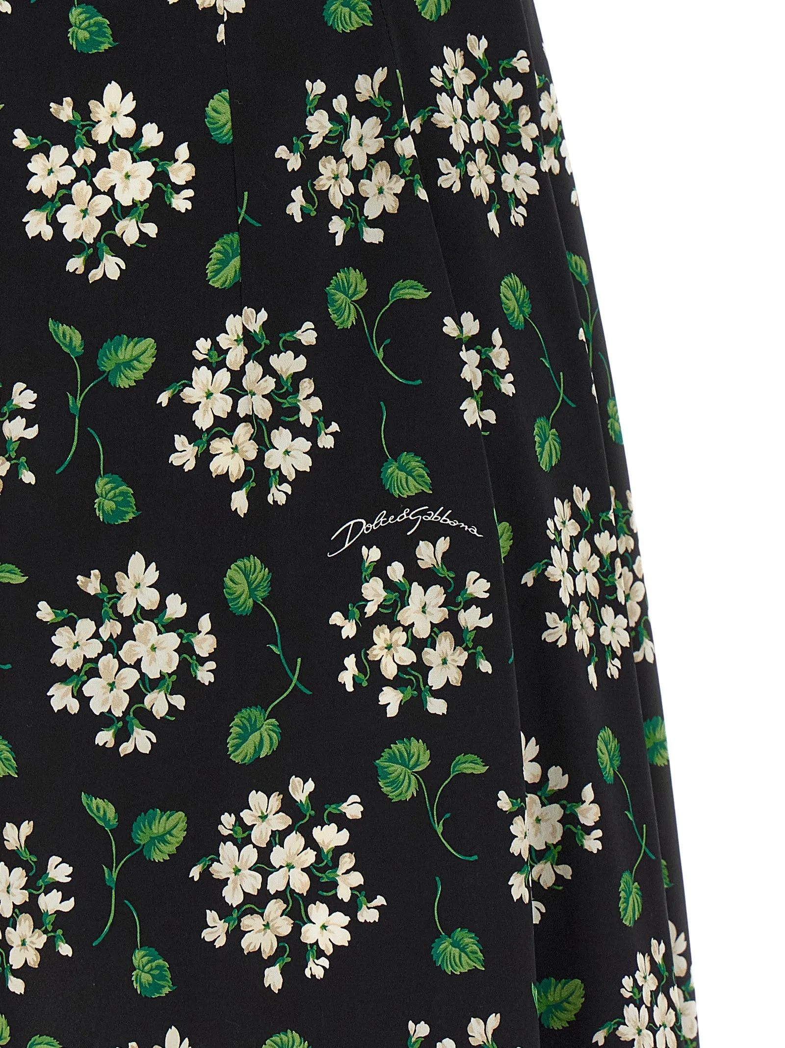 Flower Print Dress Dresses Black sold by Wanan Luxury product image thumbnail 4