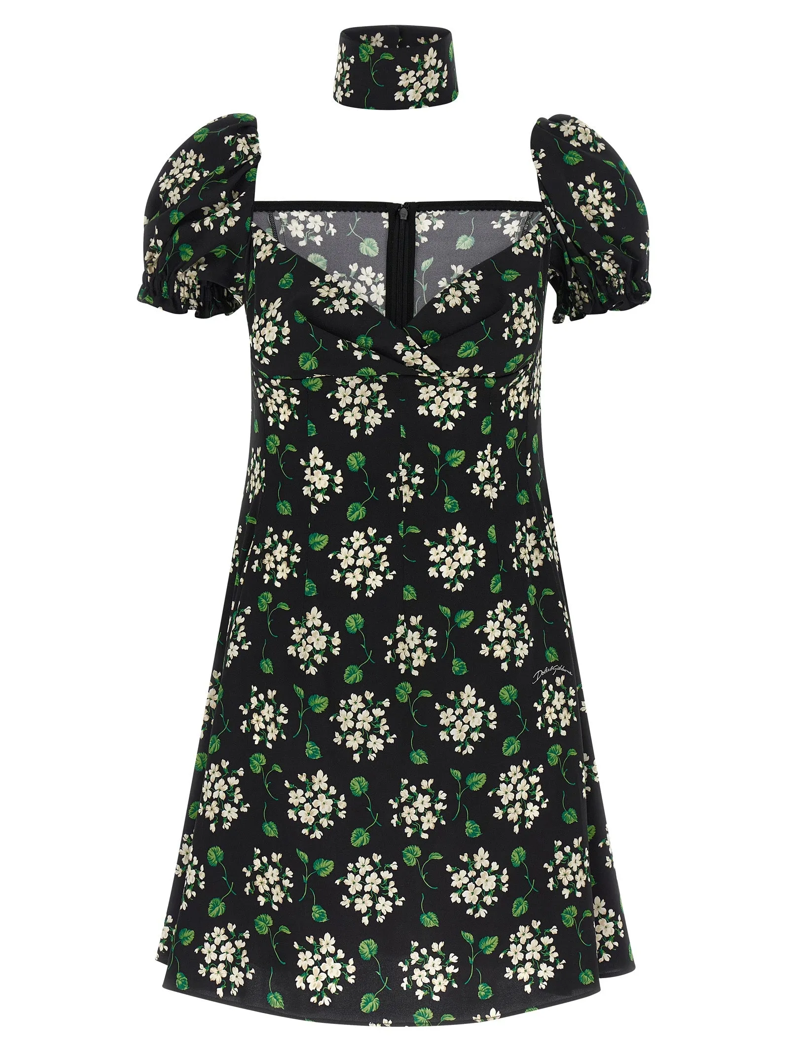 Flower Print Dress Dresses Black sold by Wanan Luxury