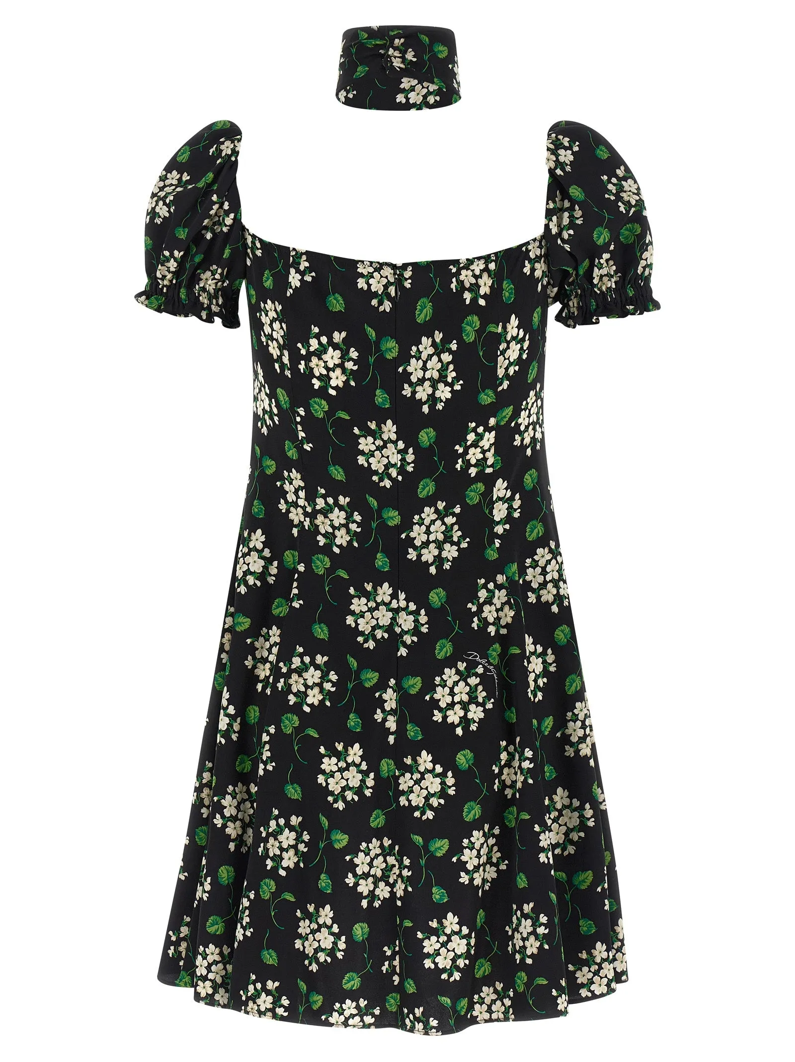 Flower Print Dress Dresses Black sold by Wanan Luxury product image thumbnail 2