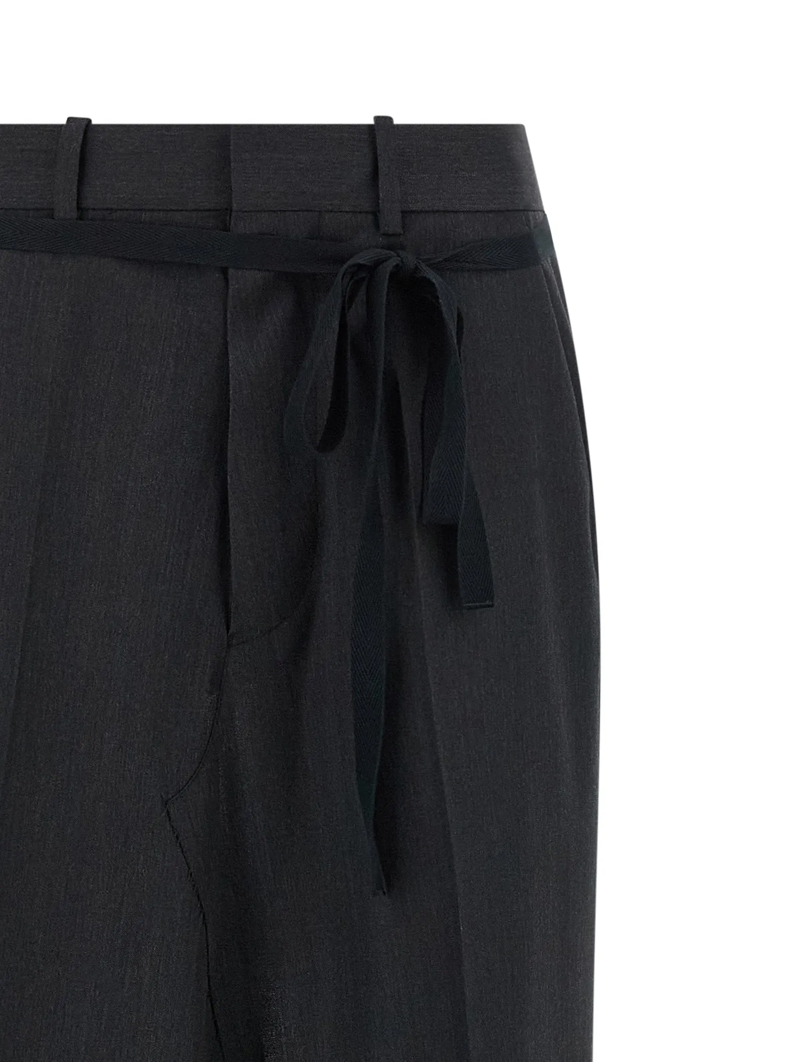 Raw Cut Hem Skirt Skirts Black sold by Wanan Luxury product image thumbnail 3