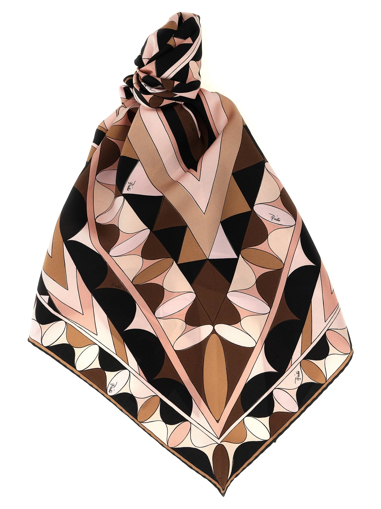 Triangle Scarf Scarves And Foulards Pink sold by Wanan Luxury