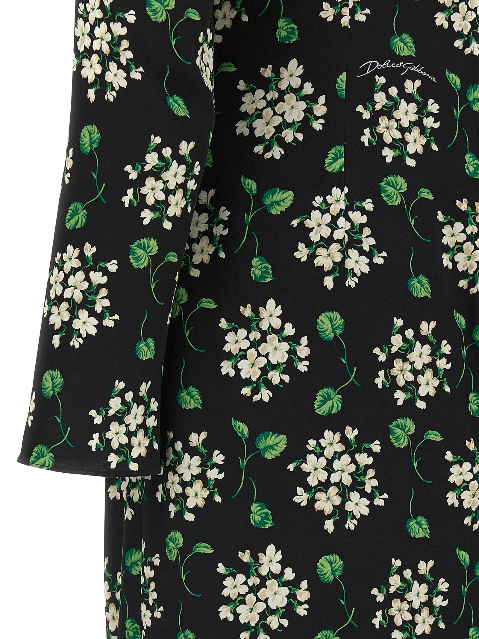 Flower Print Dress Dresses Black sold by Wanan Luxury product image thumbnail 4