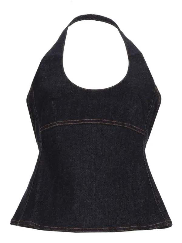 Top "Lavoir" In Denim made by Jacquemus