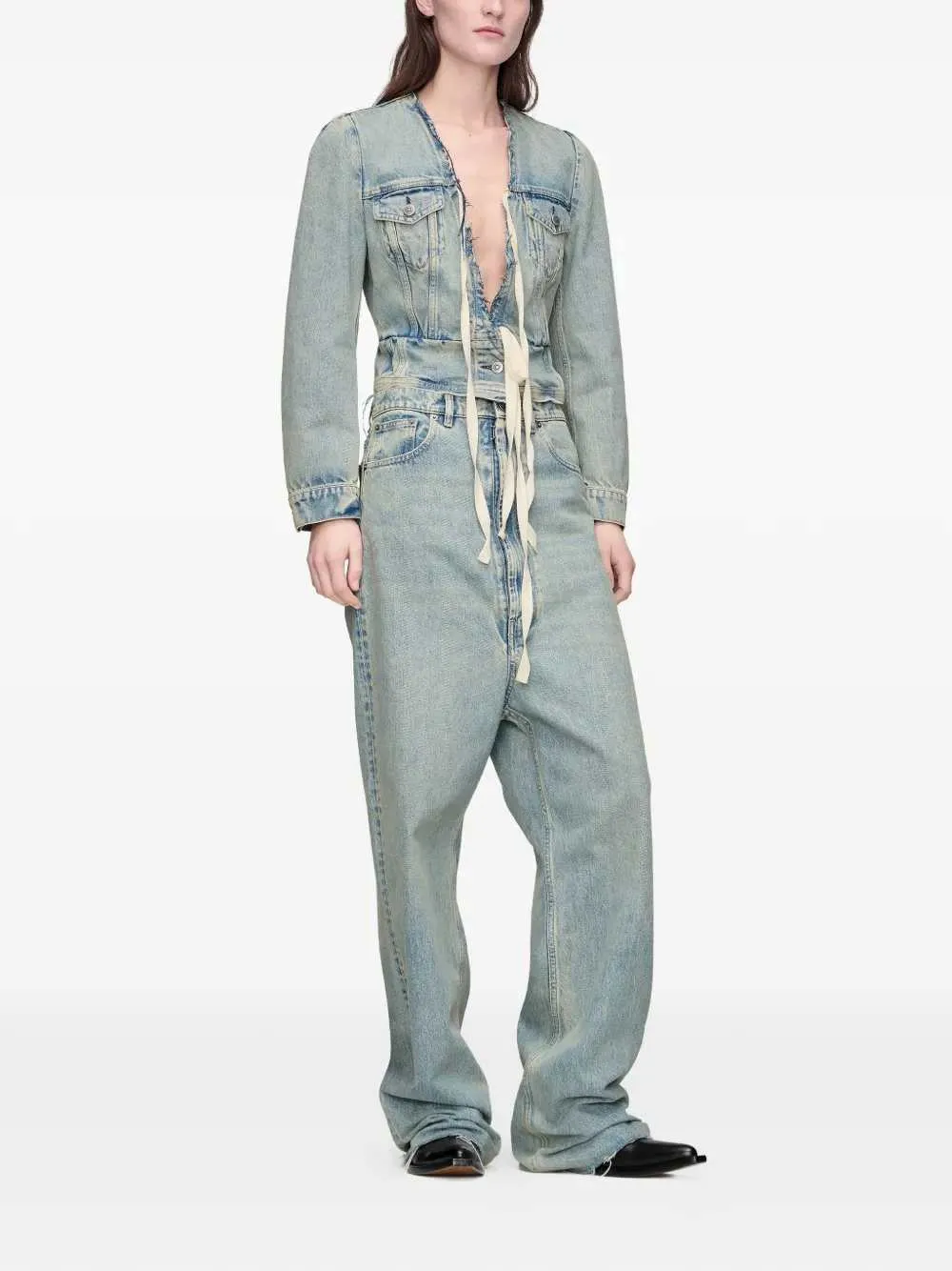 Jacket With Raw-Cut Hem sold by Wanan Luxury product image thumbnail 2