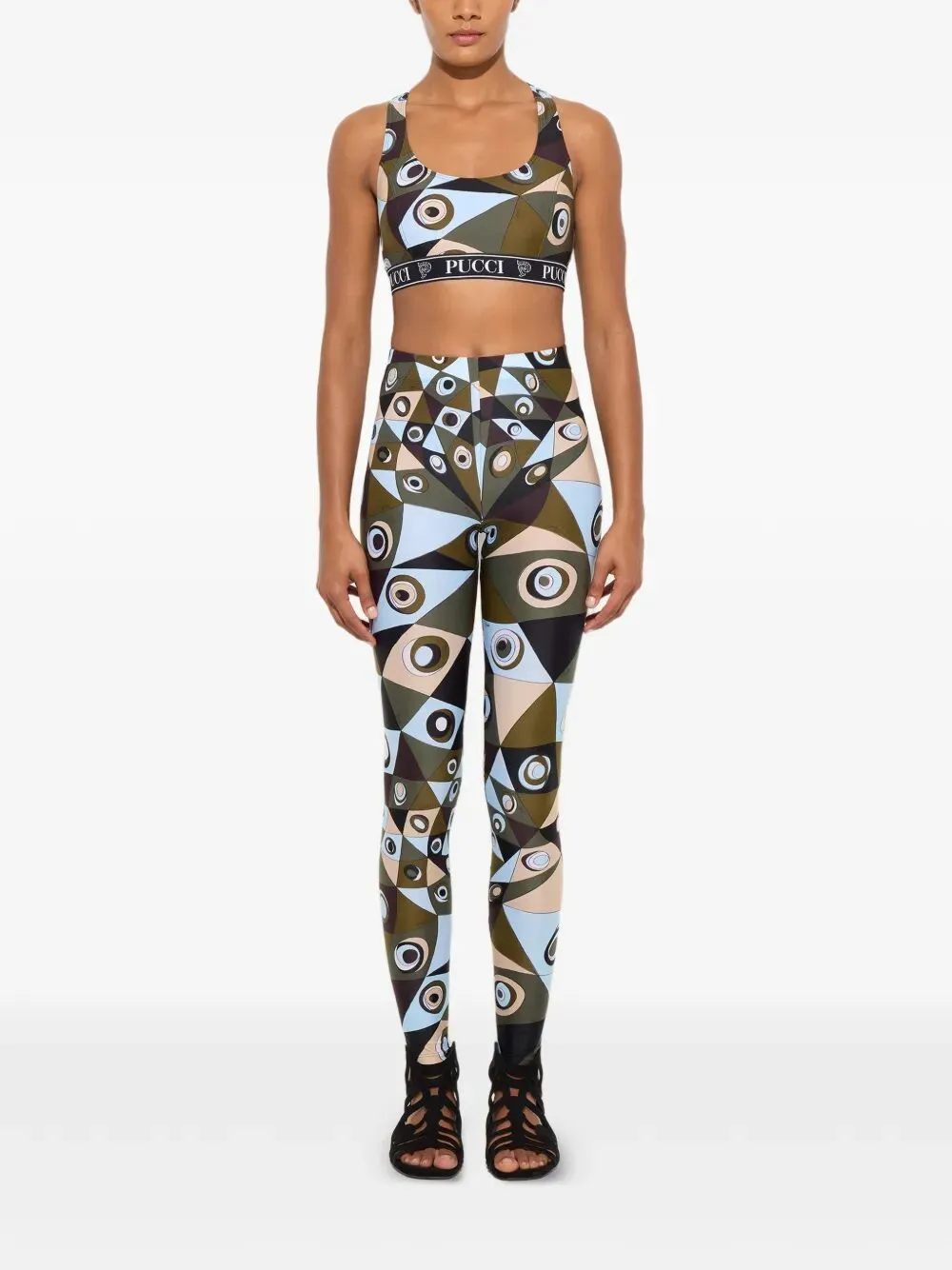 Occhi Print Leggings sold by Wanan Luxury product image thumbnail 2