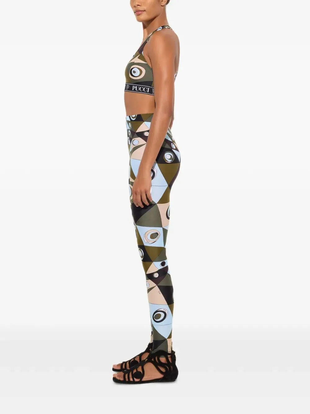 Occhi Print Leggings sold by Wanan Luxury product image thumbnail 3