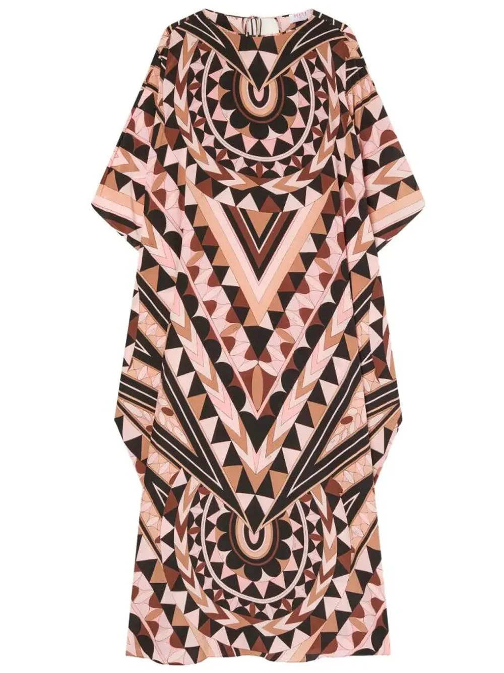 Silk Caftan In Manuba Print sold by Wanan Luxury