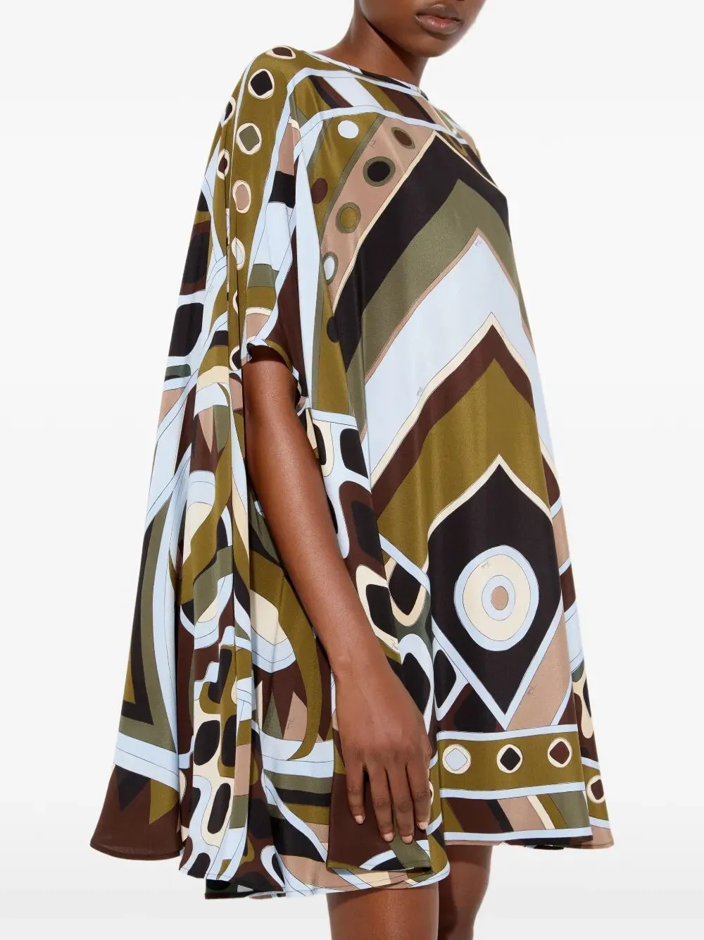 Silk Caftan In Vivara Print sold by Wanan Luxury product image thumbnail 4