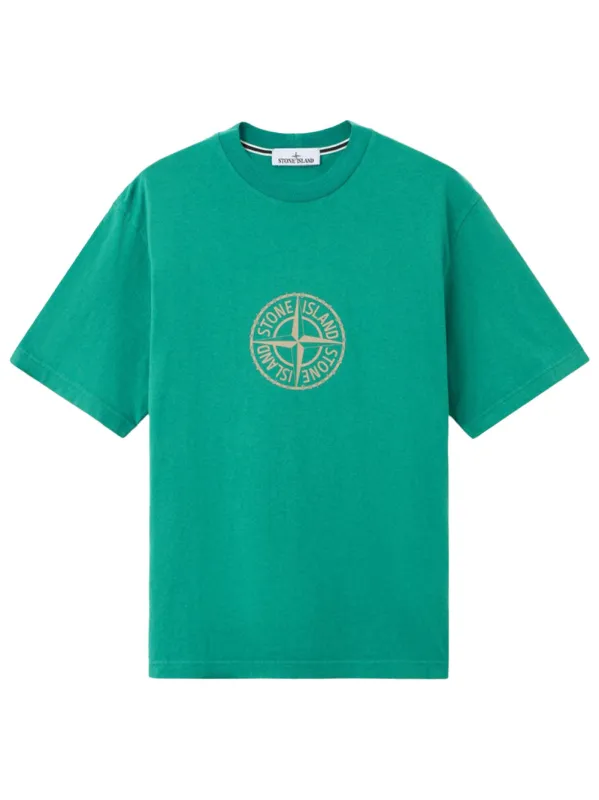 `All Around Compass` Print Regular Fit T-Shirt made by Stone Island
