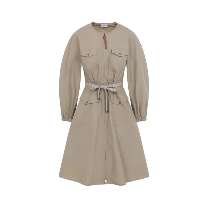 Mini Dresses Nude & Neutrals made by Moncler