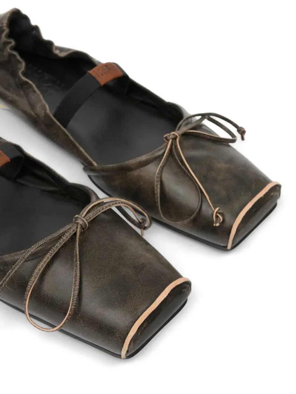 Square-Toe Ballerinas sold by Wanan Luxury product image thumbnail 4