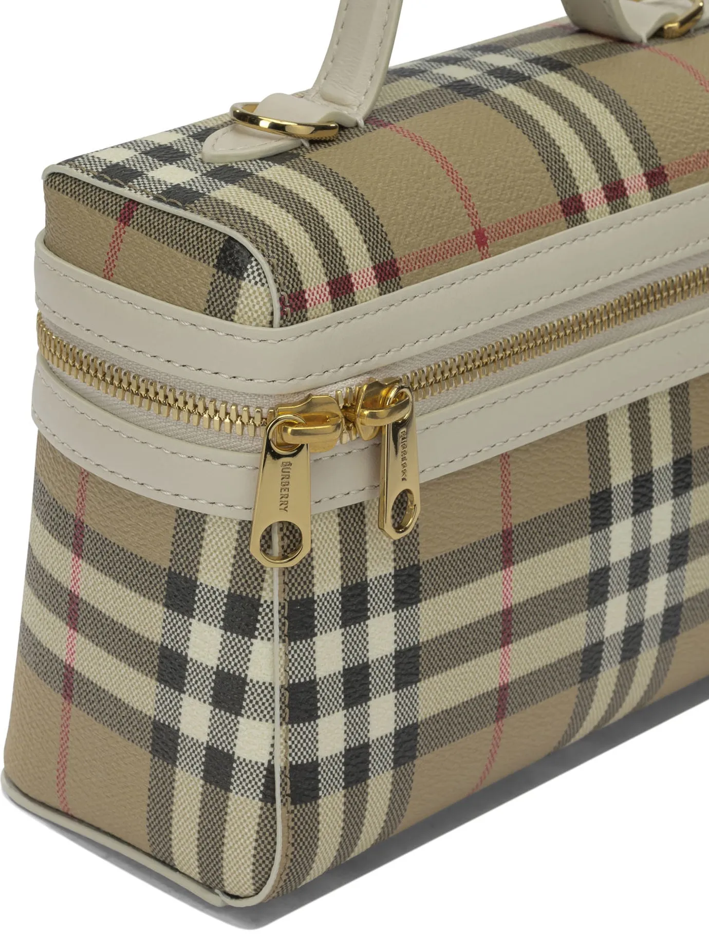 Vanity Check Handbags Beige sold by Wanan Luxury product image thumbnail 4