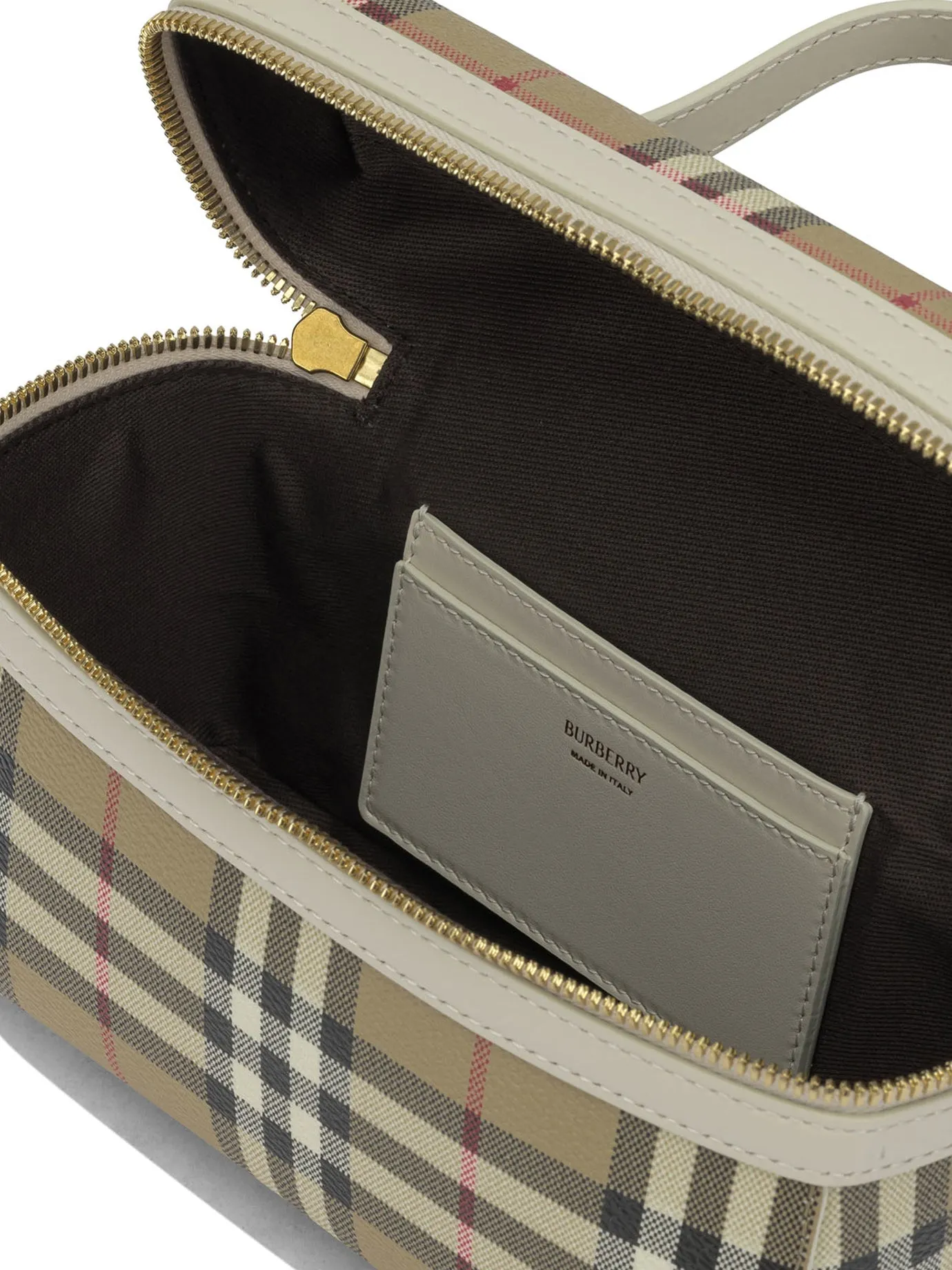 Vanity Check Handbags Beige sold by Wanan Luxury product image thumbnail 5