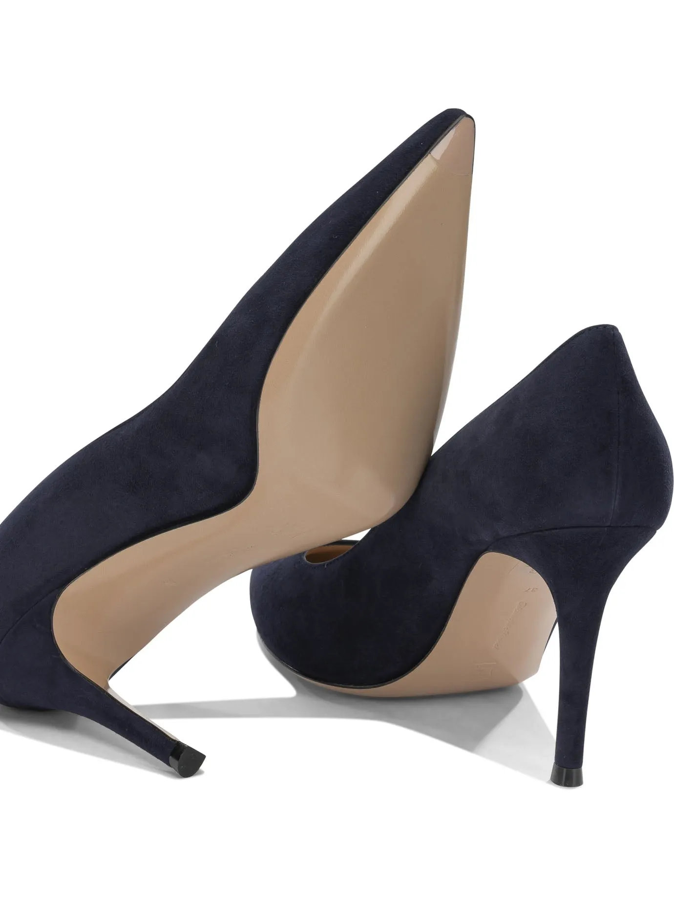Gianvito 85 Mm Heeled Shoes Blue sold by Wanan Luxury product image thumbnail 5