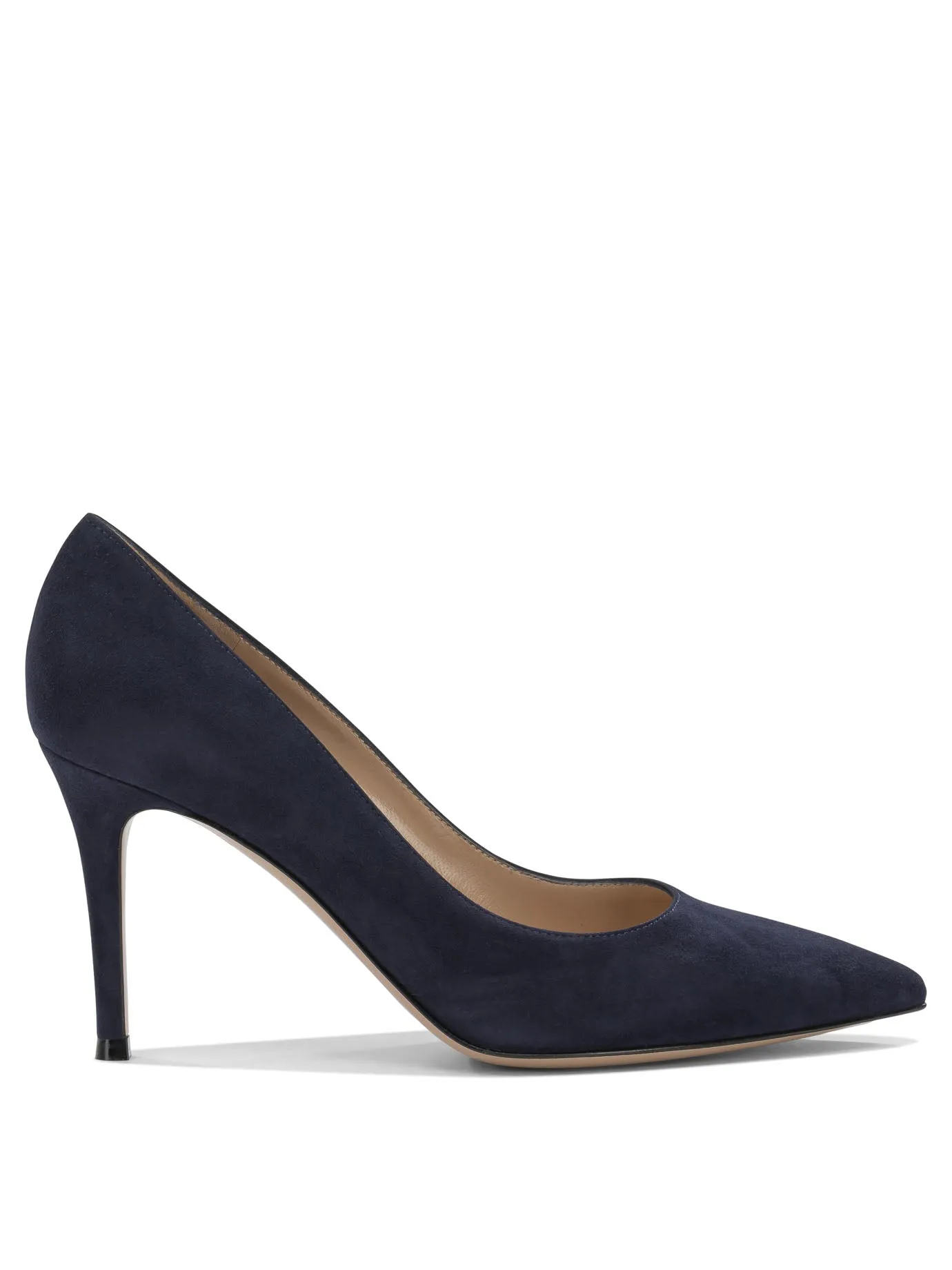Gianvito 85 Mm Heeled Shoes Blue sold by Wanan Luxury