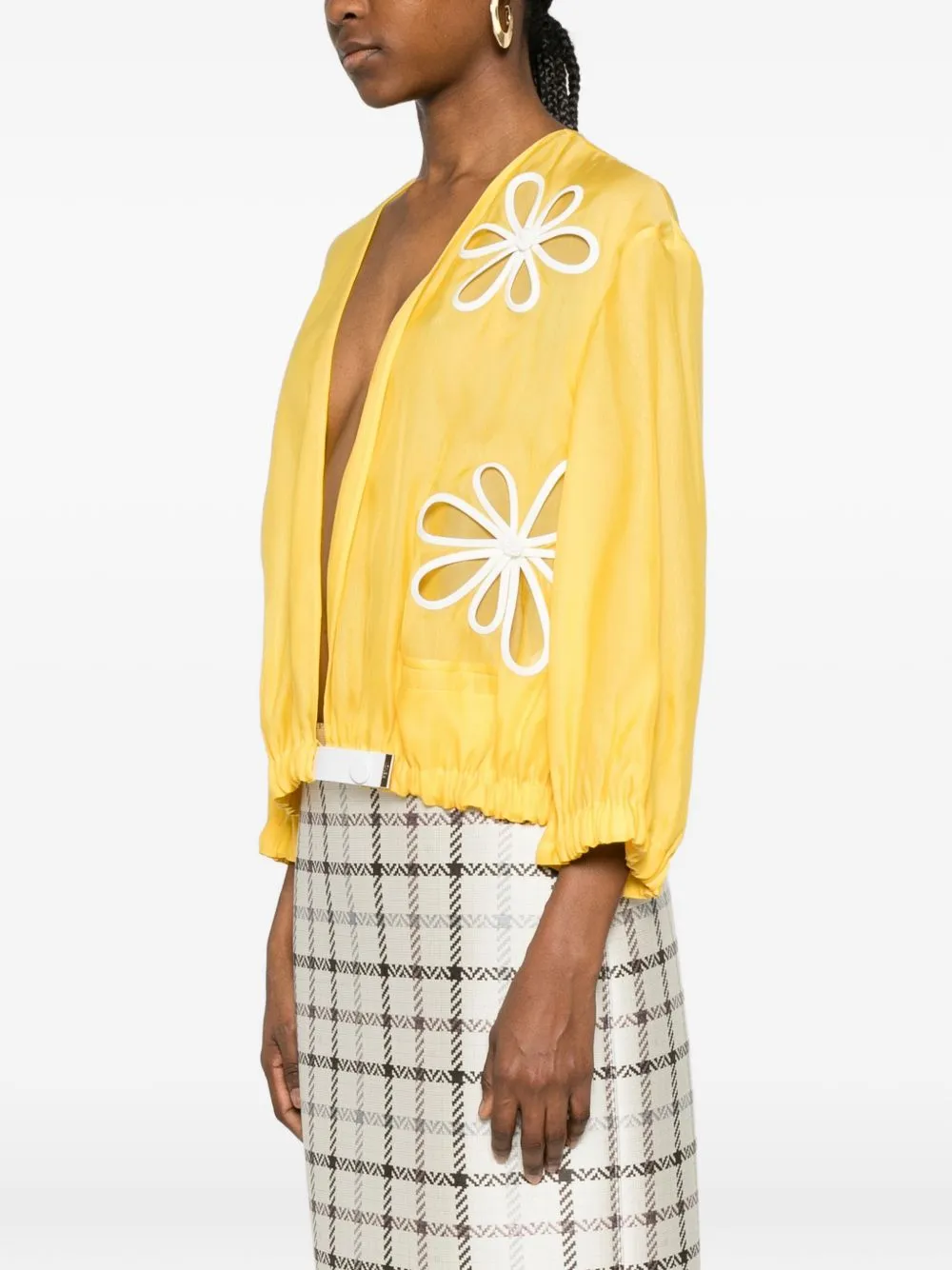 Embroidered Blouson Jacket sold by Wanan Luxury product image thumbnail 5