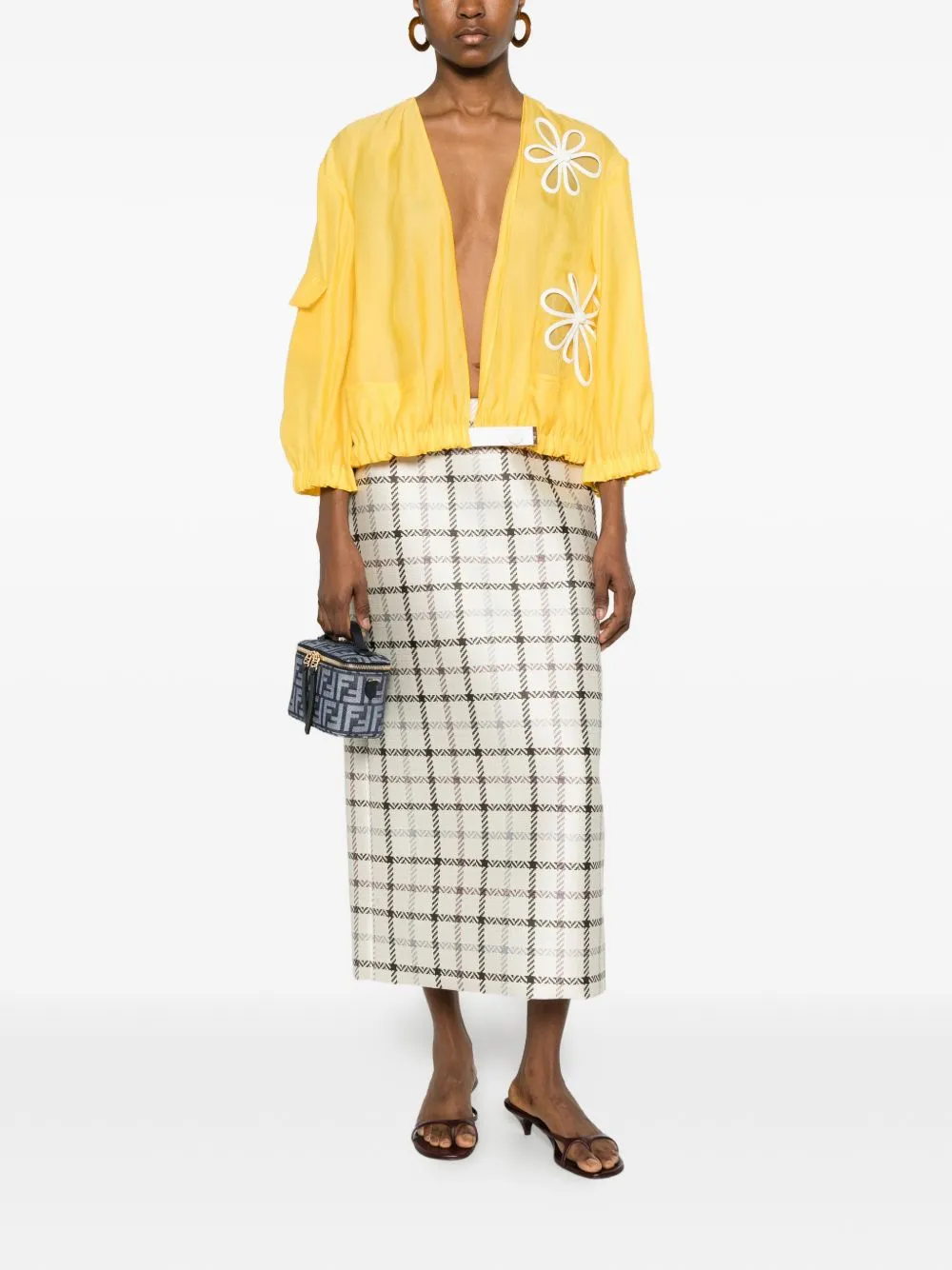 Embroidered Blouson Jacket sold by Wanan Luxury product image thumbnail 4