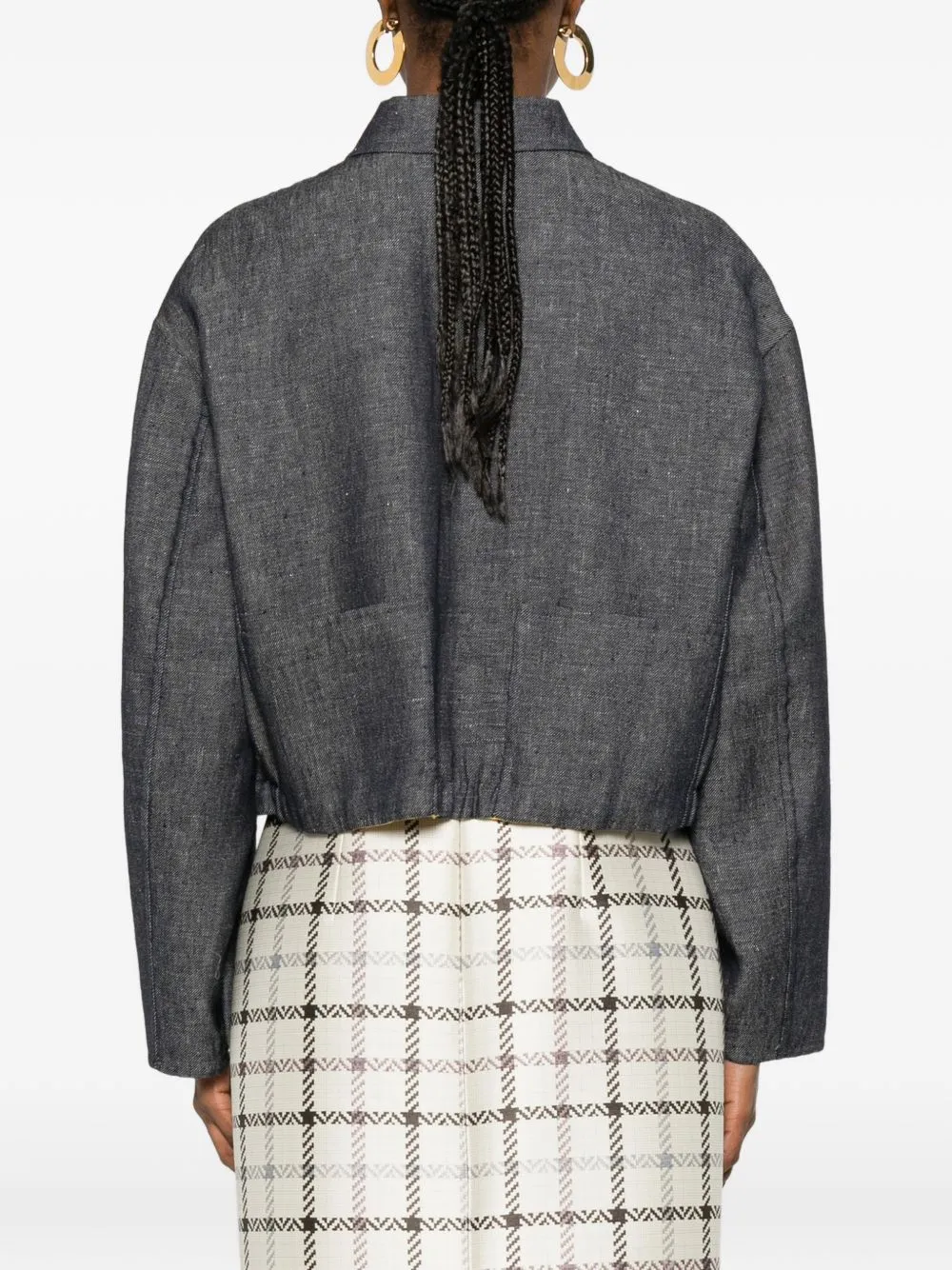 Embroidered Denim Jacket sold by Wanan Luxury product image thumbnail 2