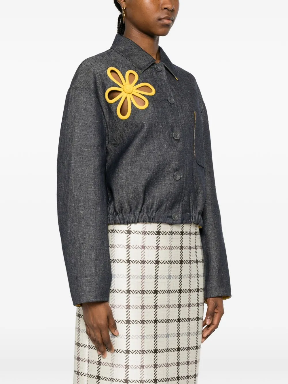 Embroidered Denim Jacket sold by Wanan Luxury product image thumbnail 3